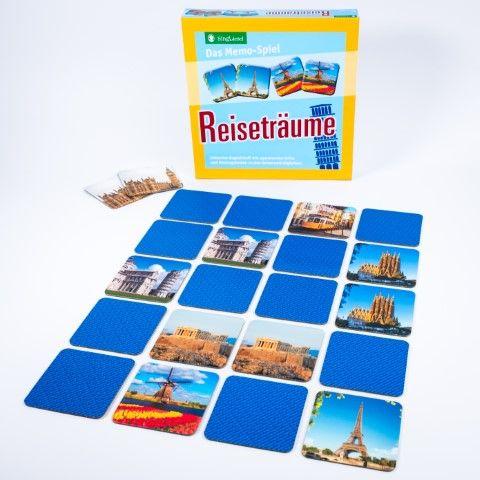 Beispielinhalt (Bild) Das Memo-Spiel für Senioren - Reiseträume
