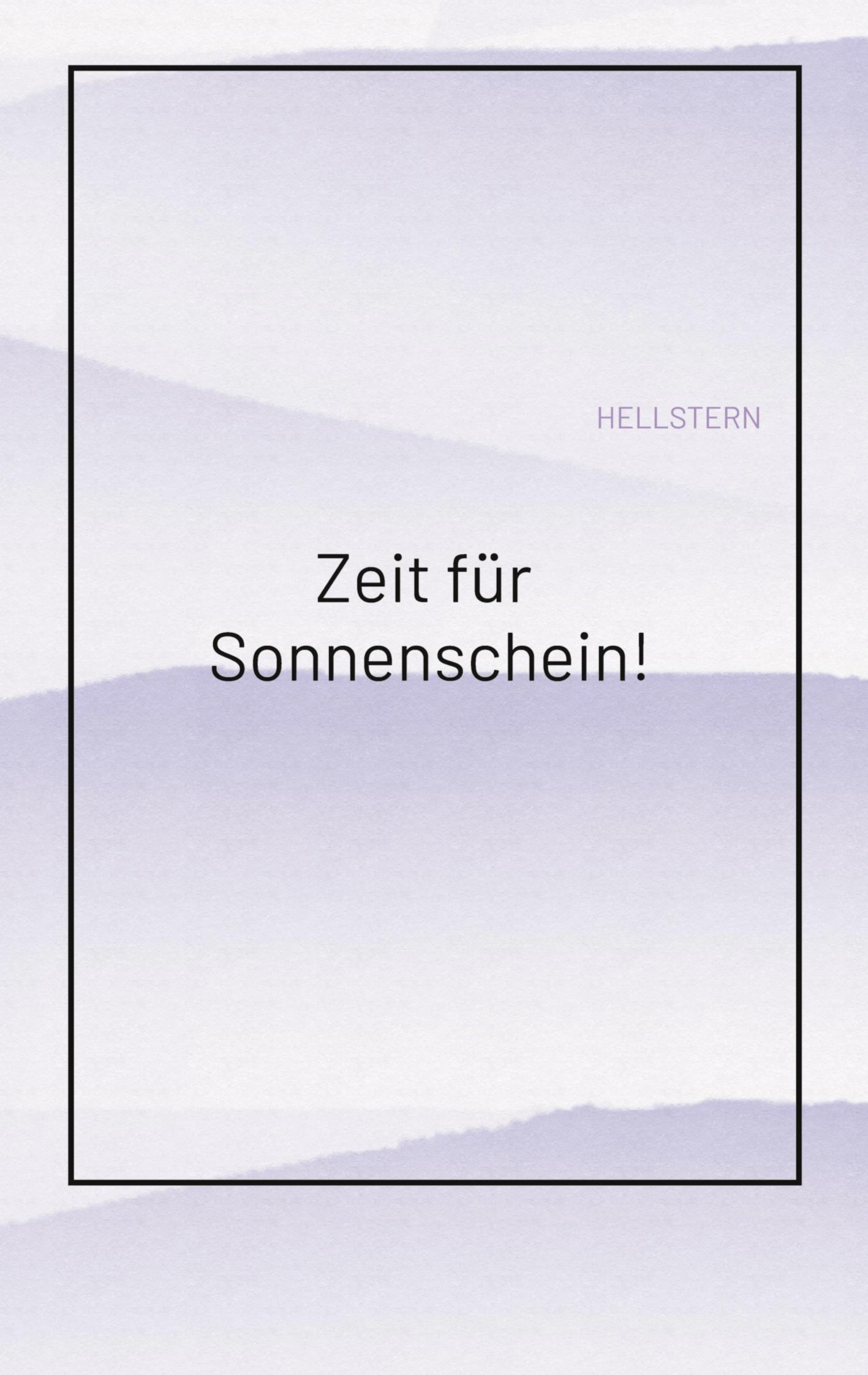 Vorderes Coverbild Zeit für Sonnenschein!