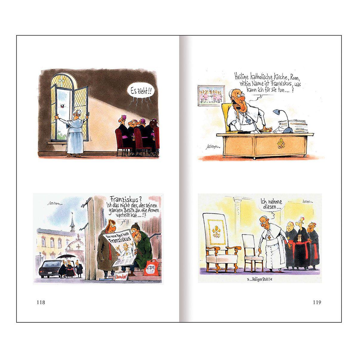 Beispielinhalt (Bild) Mit Gottes Segen und einem Augenzwinkern