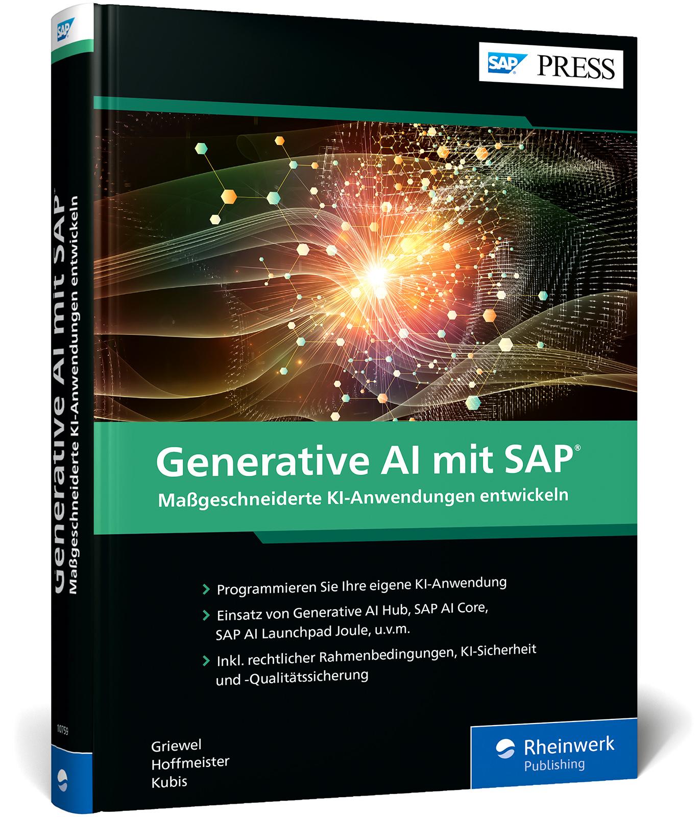 Vorderes Coverbild Generative AI mit SAP