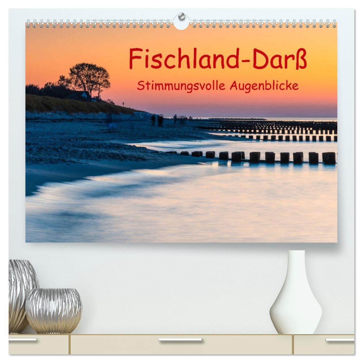 Vorderes Coverbild Fischland-Darß - Stimmungsvolle Augenblicke (hochwertiger Premium Wandkalender 2026 DIN A2 quer), Kunstdruck in Hochglanz
