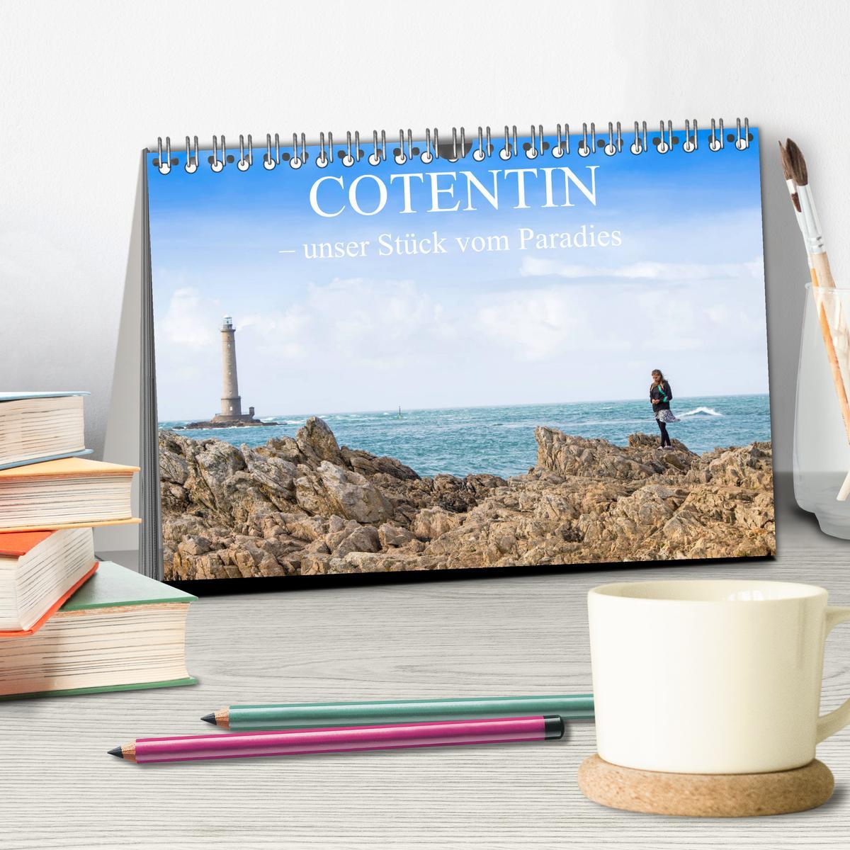 Beispielinhalt (Bild) Cotentin - unser Stück vom Paradies (Tischkalender 2026 DIN A5 quer), CALVENDO Monatskalender