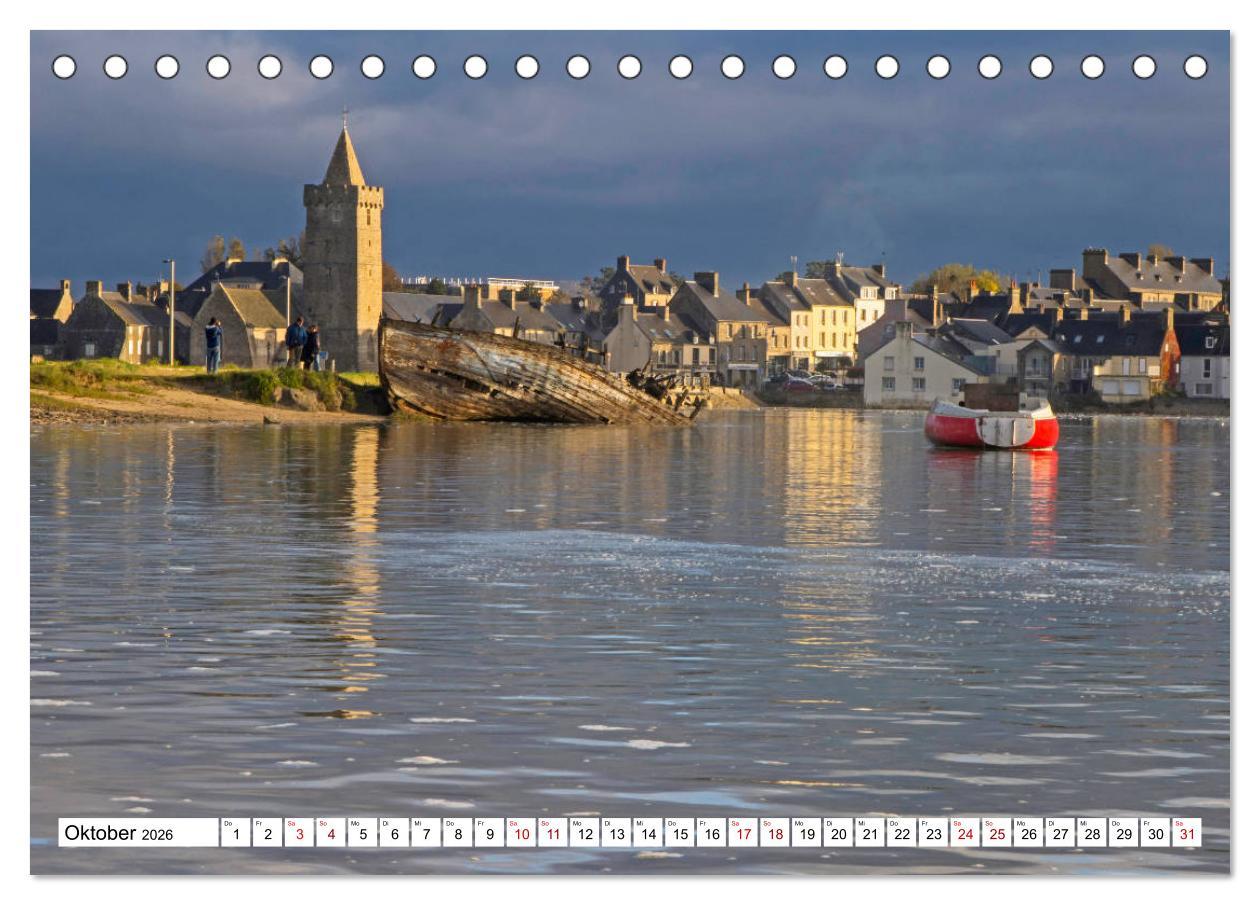 Beispielinhalt (Bild) Cotentin - unser Stück vom Paradies (Tischkalender 2026 DIN A5 quer), CALVENDO Monatskalender