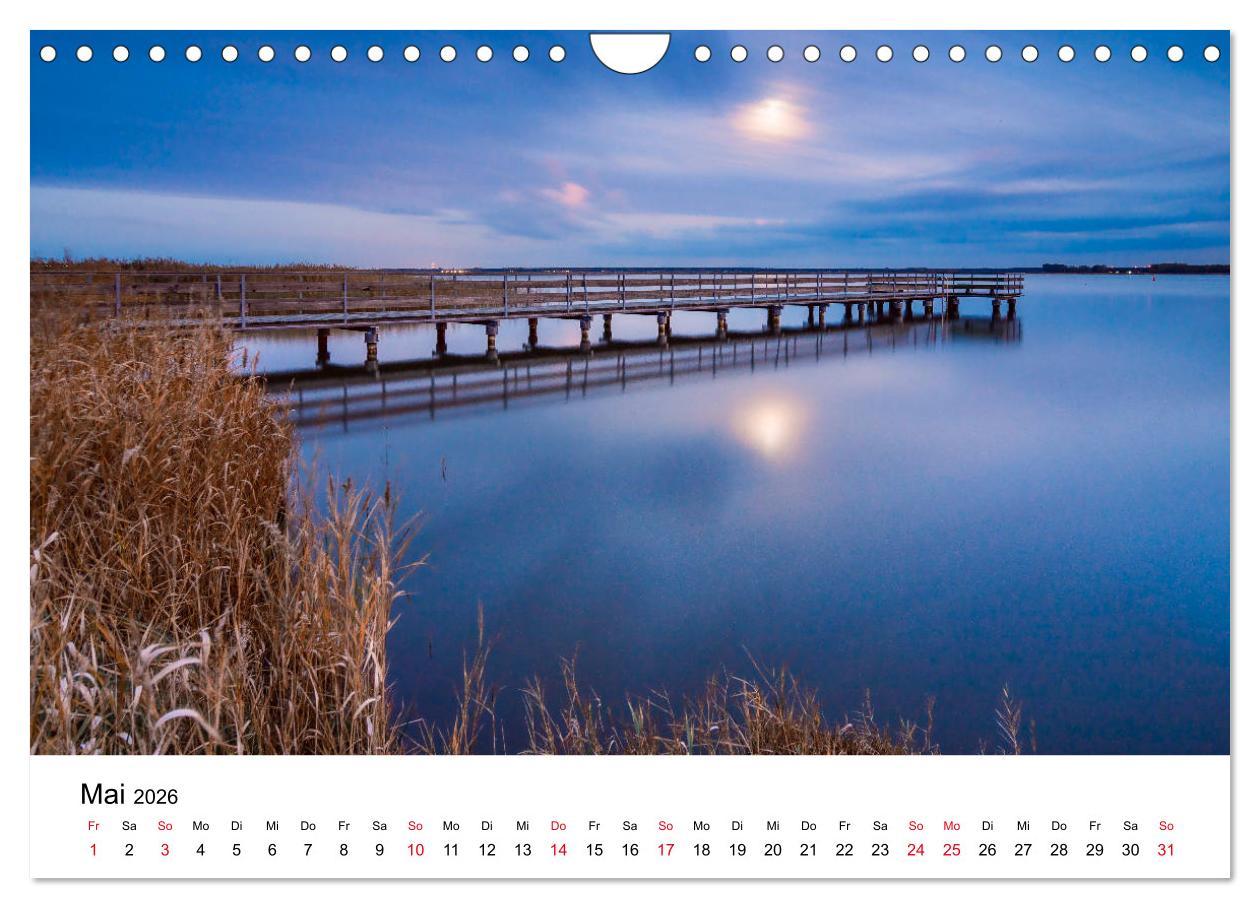 Beispielinhalt (Bild) Fischland-Darß - Stimmungsvolle Augenblicke (Wandkalender 2026 DIN A4 quer), CALVENDO Monatskalender