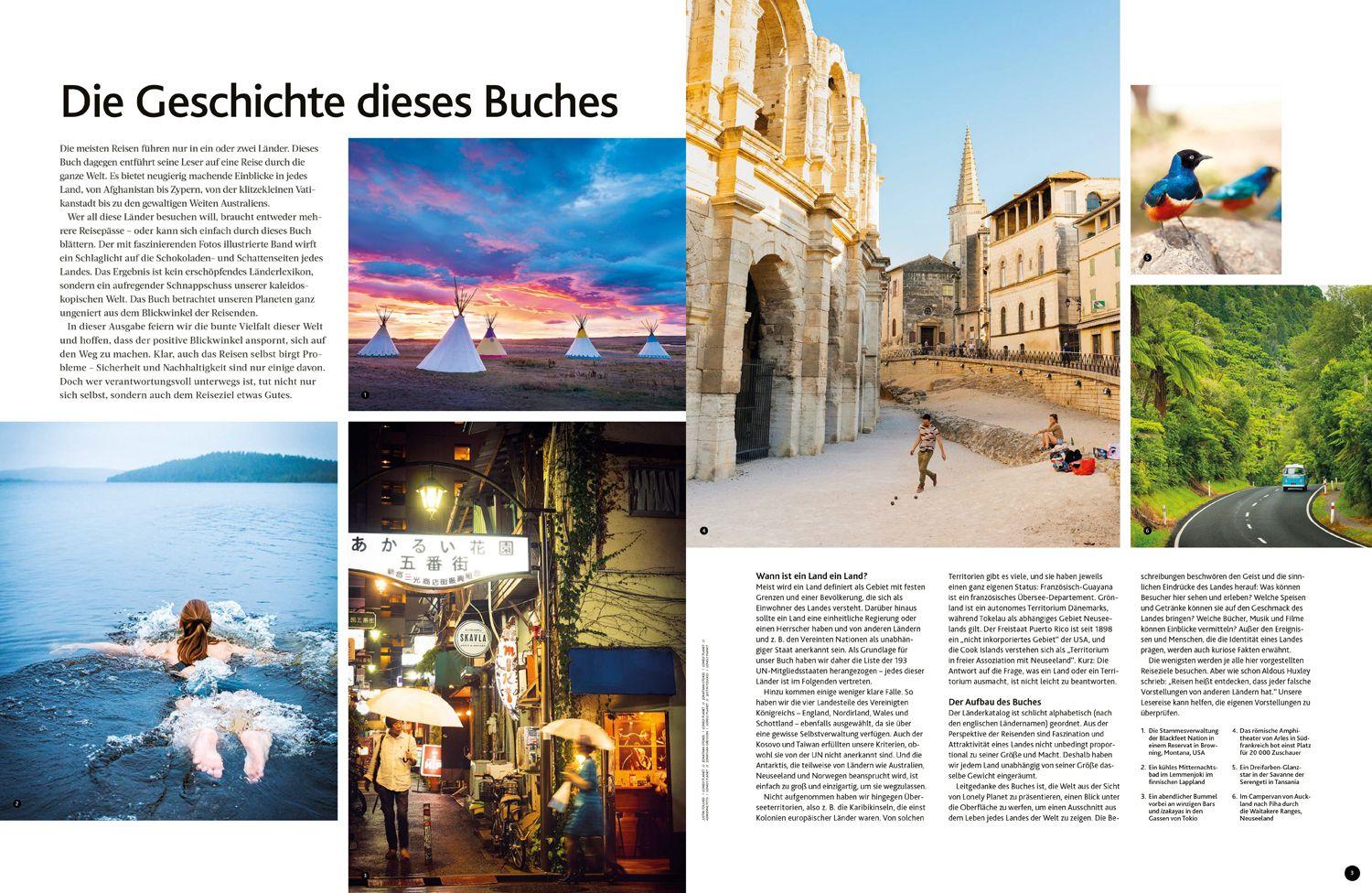Beispielinhalt (Bild) LONELY PLANET Bildband Weltreise