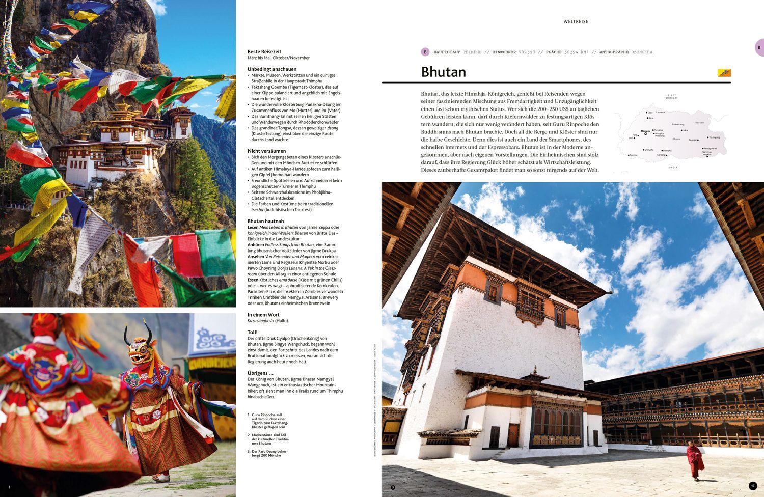 Beispielinhalt (Bild) LONELY PLANET Bildband Weltreise