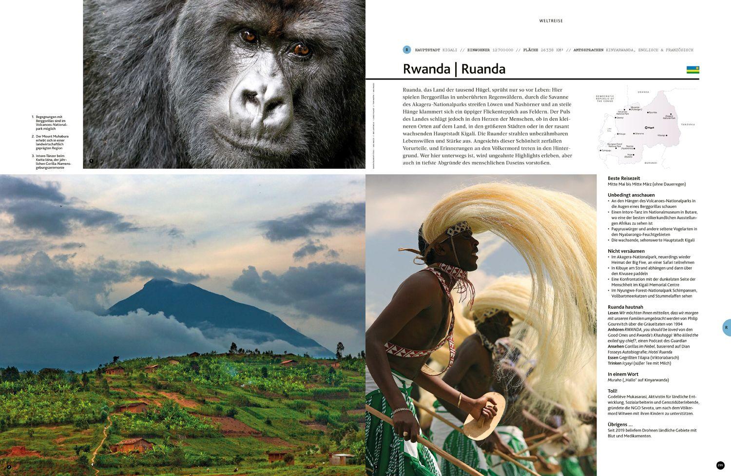 Beispielinhalt (Bild) LONELY PLANET Bildband Weltreise