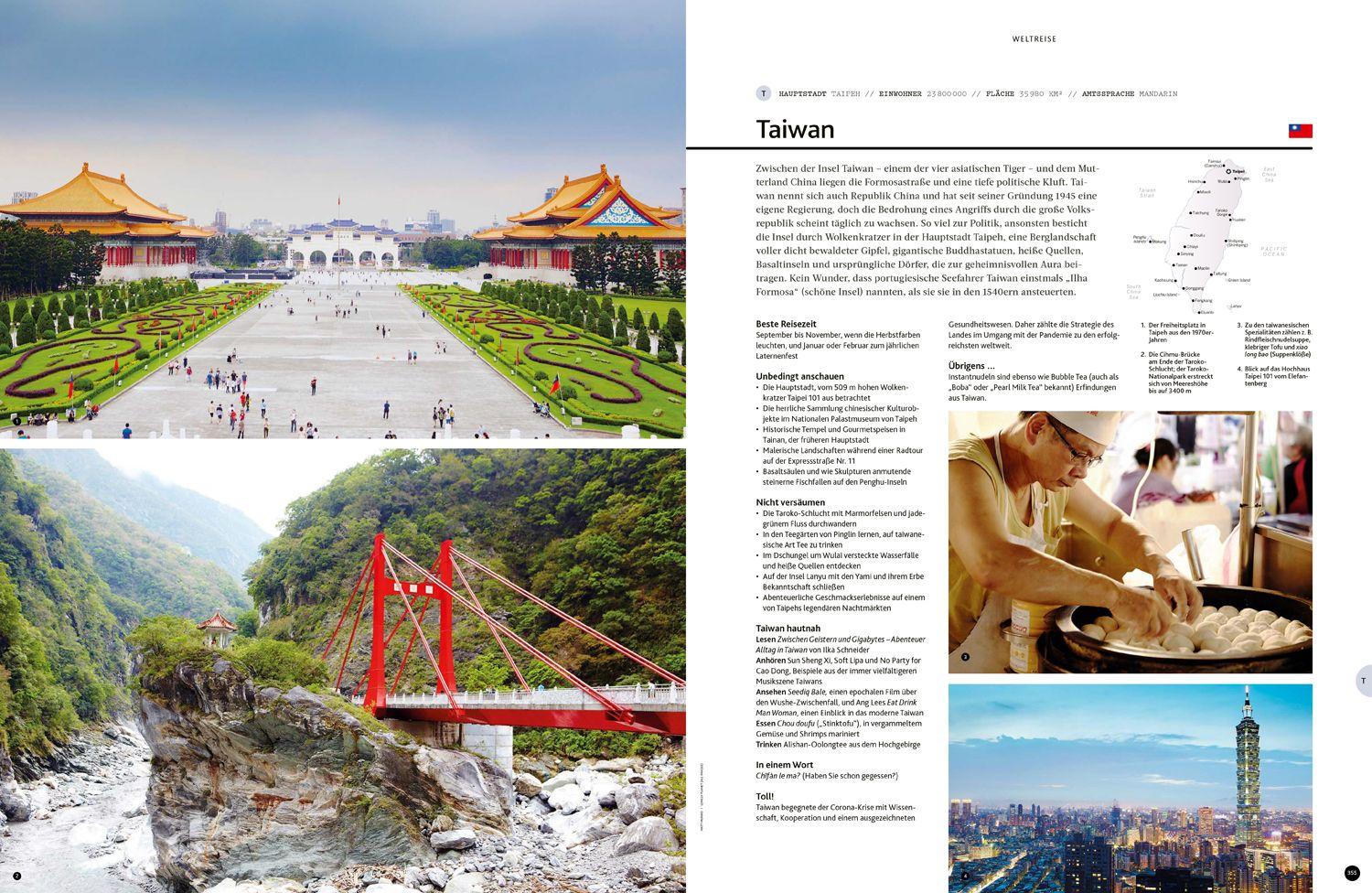 Beispielinhalt (Bild) LONELY PLANET Bildband Weltreise