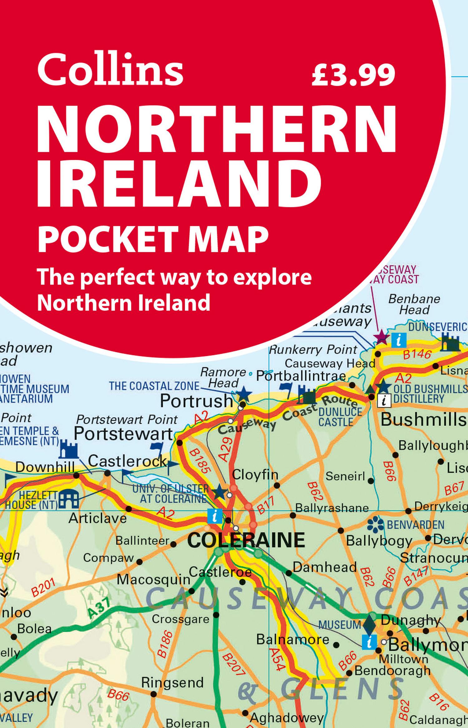 Vorderes Coverbild Northern Ireland Pocket Map