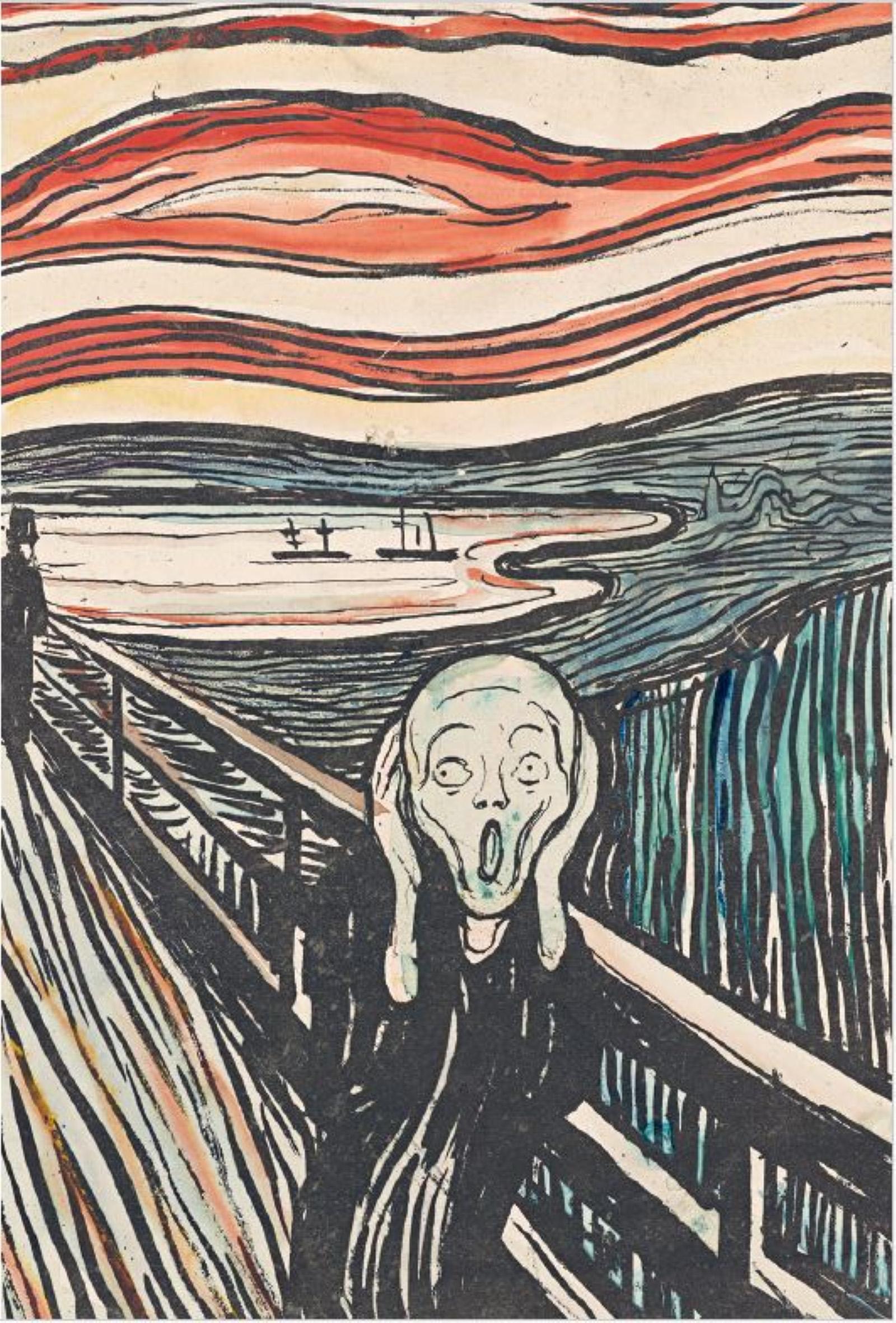 Vorderes Coverbild Edvard Munch: Der Schrei. Das Motiv in Kunst und Popkultur