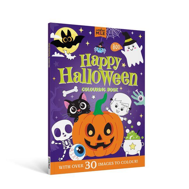 Vorderes Coverbild Happy Halloween Colouring Book