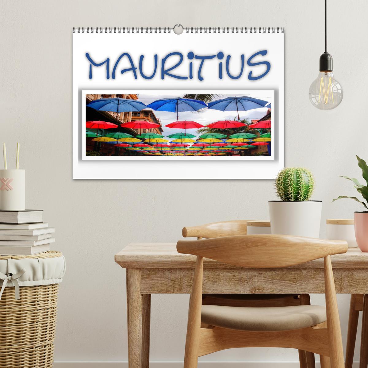 Beispielinhalt (Bild) Mauritius - Die Perle im Indischen Ozean (Wandkalender 2026 DIN A3 quer), CALVENDO Monatskalender