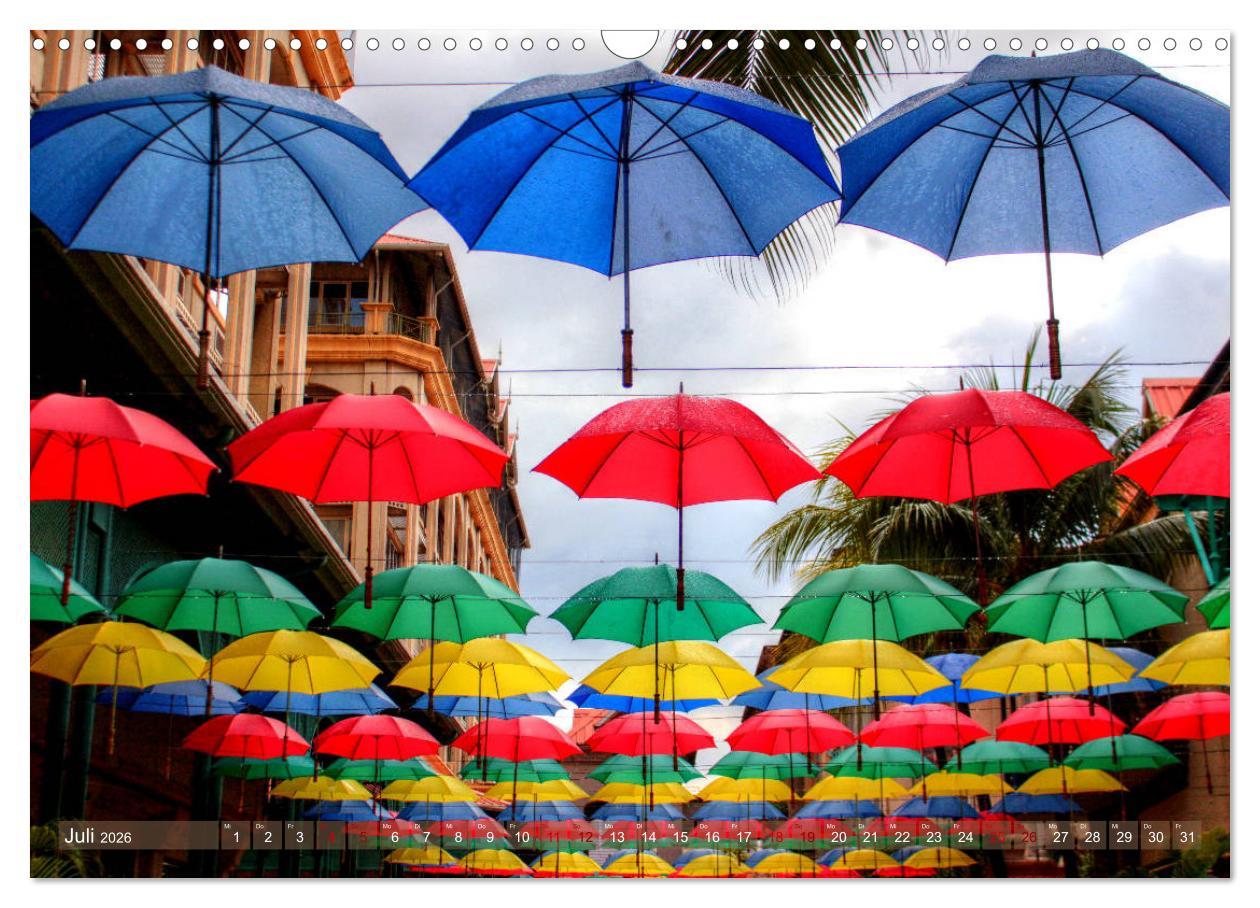 Beispielinhalt (Bild) Mauritius - Die Perle im Indischen Ozean (Wandkalender 2026 DIN A3 quer), CALVENDO Monatskalender