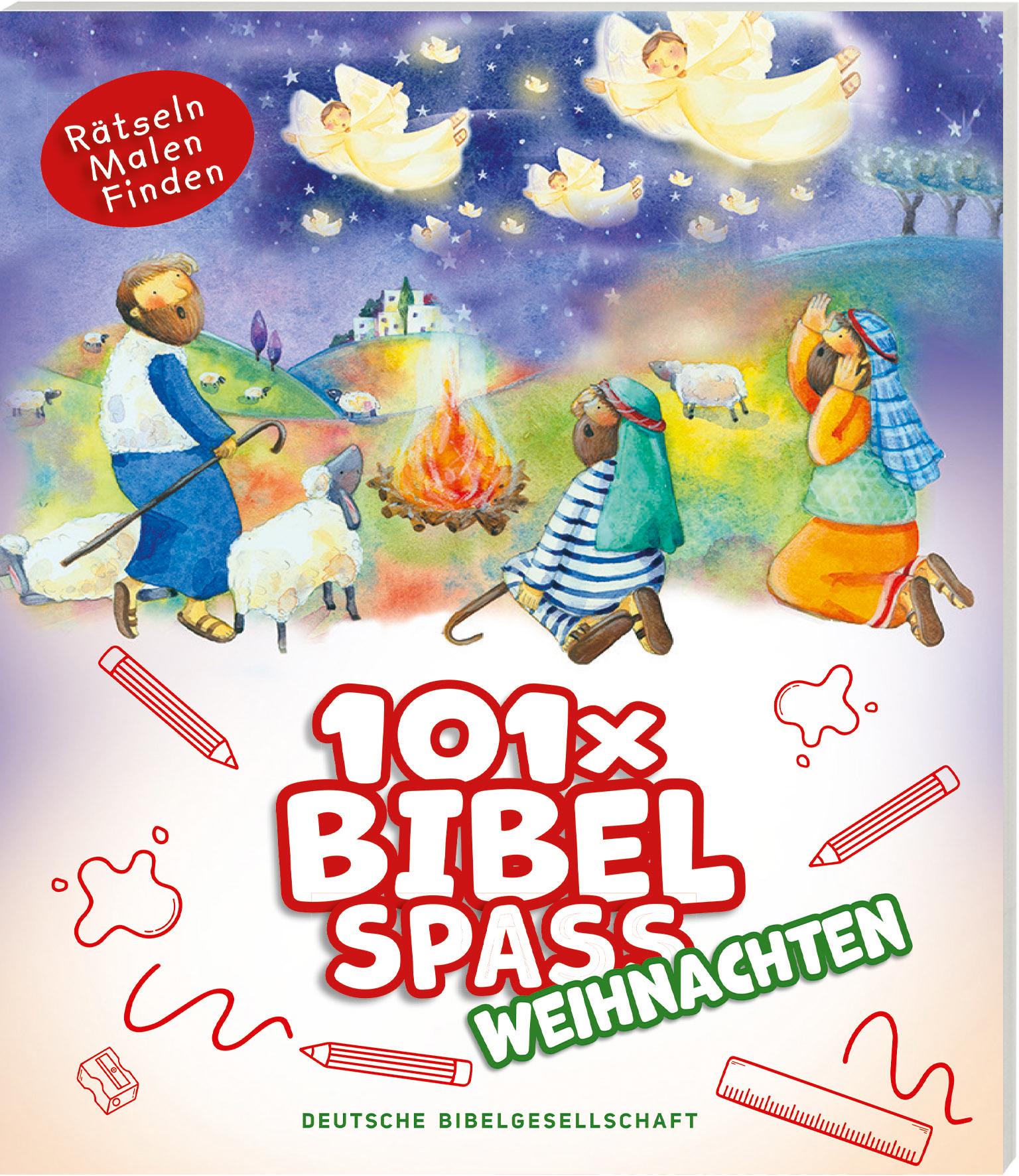 Vorderes Coverbild 101 x Bibelspass - Weihnachten