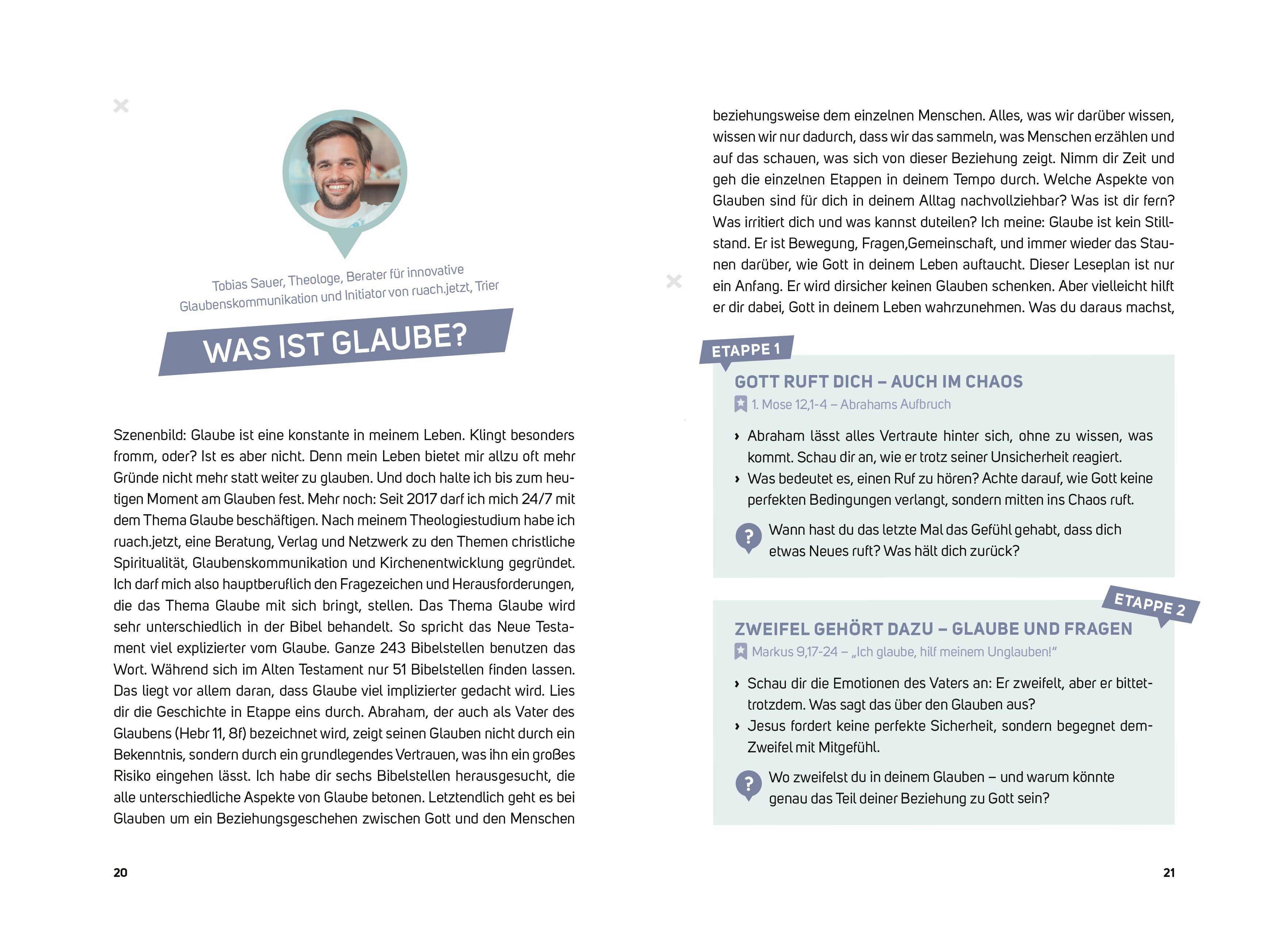 Beispielinhalt (Bild) BasisBibel. Themenwege