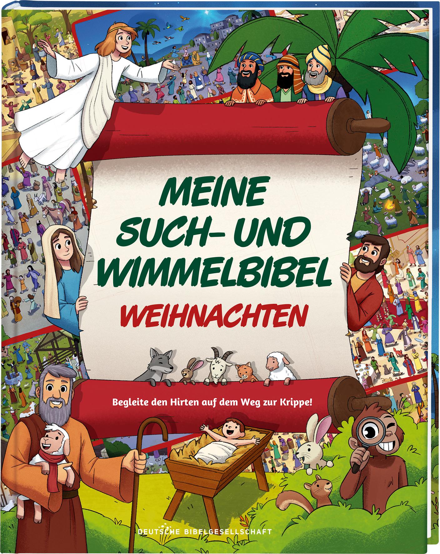 Vorderes Coverbild Meine Such- und Wimmelbibel - Weihnachten