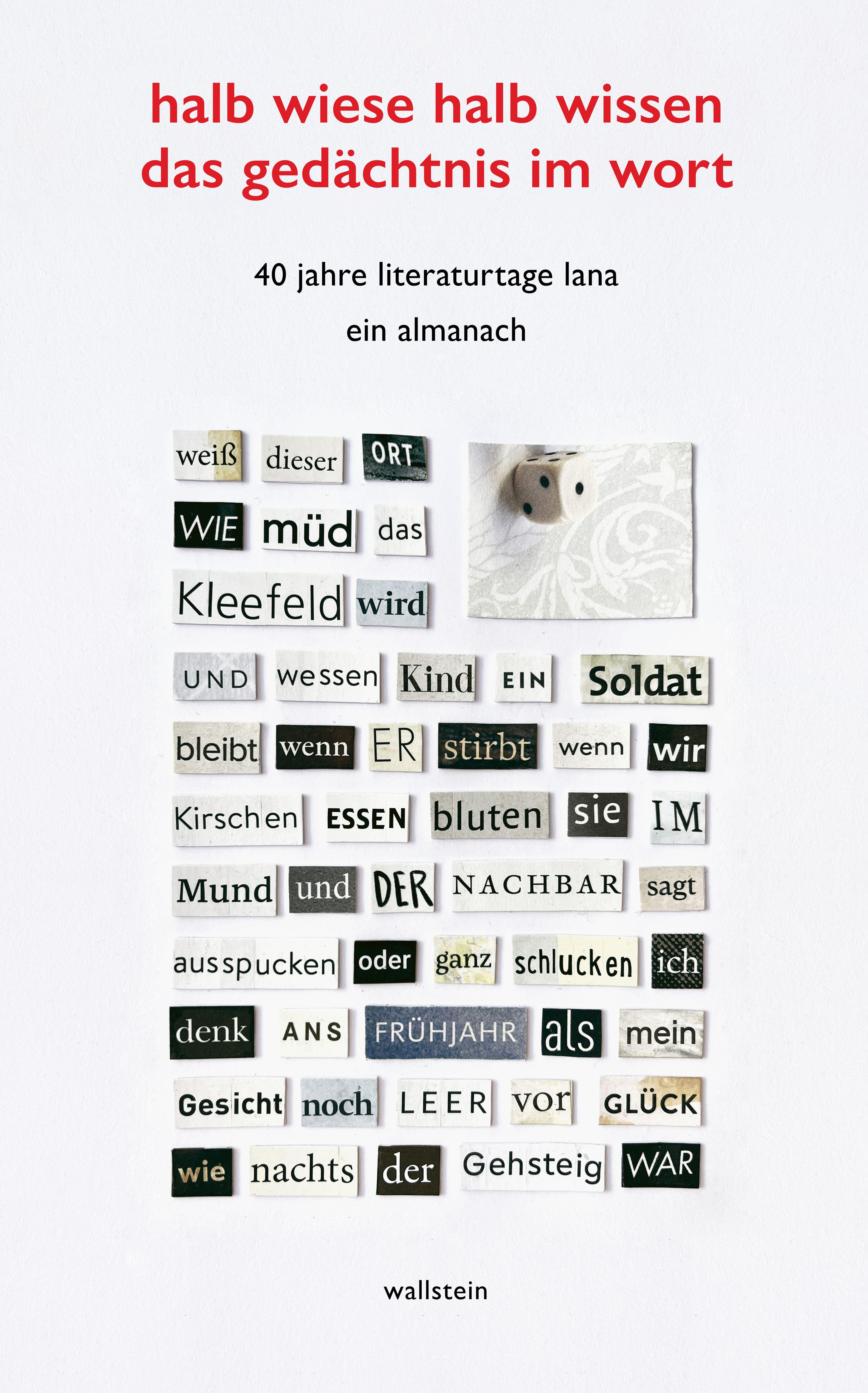 Vorderes Coverbild halb wiese halb wissen das gedächtnis im wort