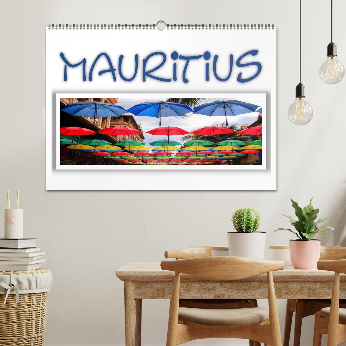 Beispielinhalt (Bild) Mauritius - Die Perle im Indischen Ozean (Wandkalender 2026 DIN A2 quer), CALVENDO Monatskalender