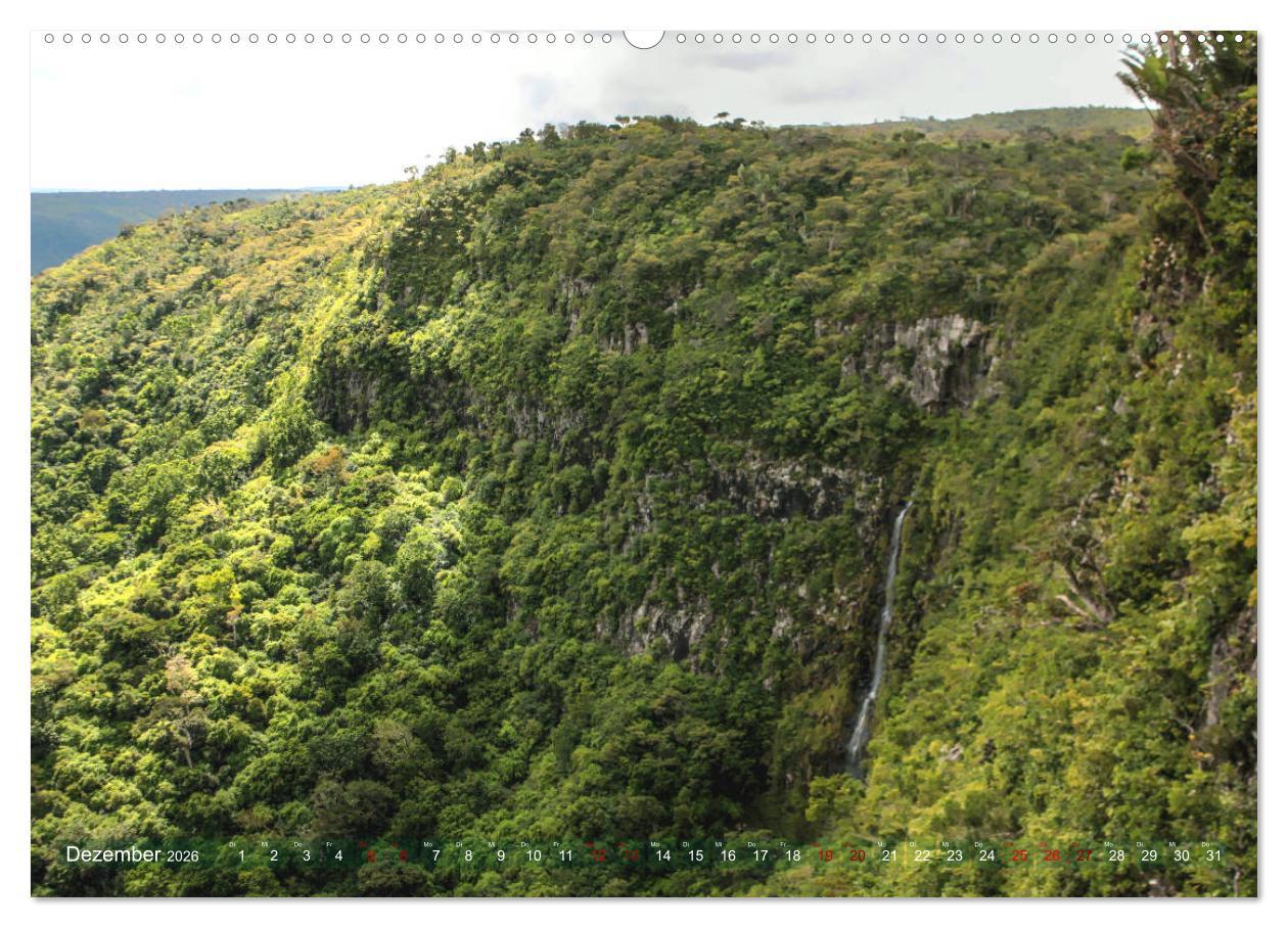 Beispielinhalt (Bild) Mauritius - Die Perle im Indischen Ozean (Wandkalender 2026 DIN A2 quer), CALVENDO Monatskalender