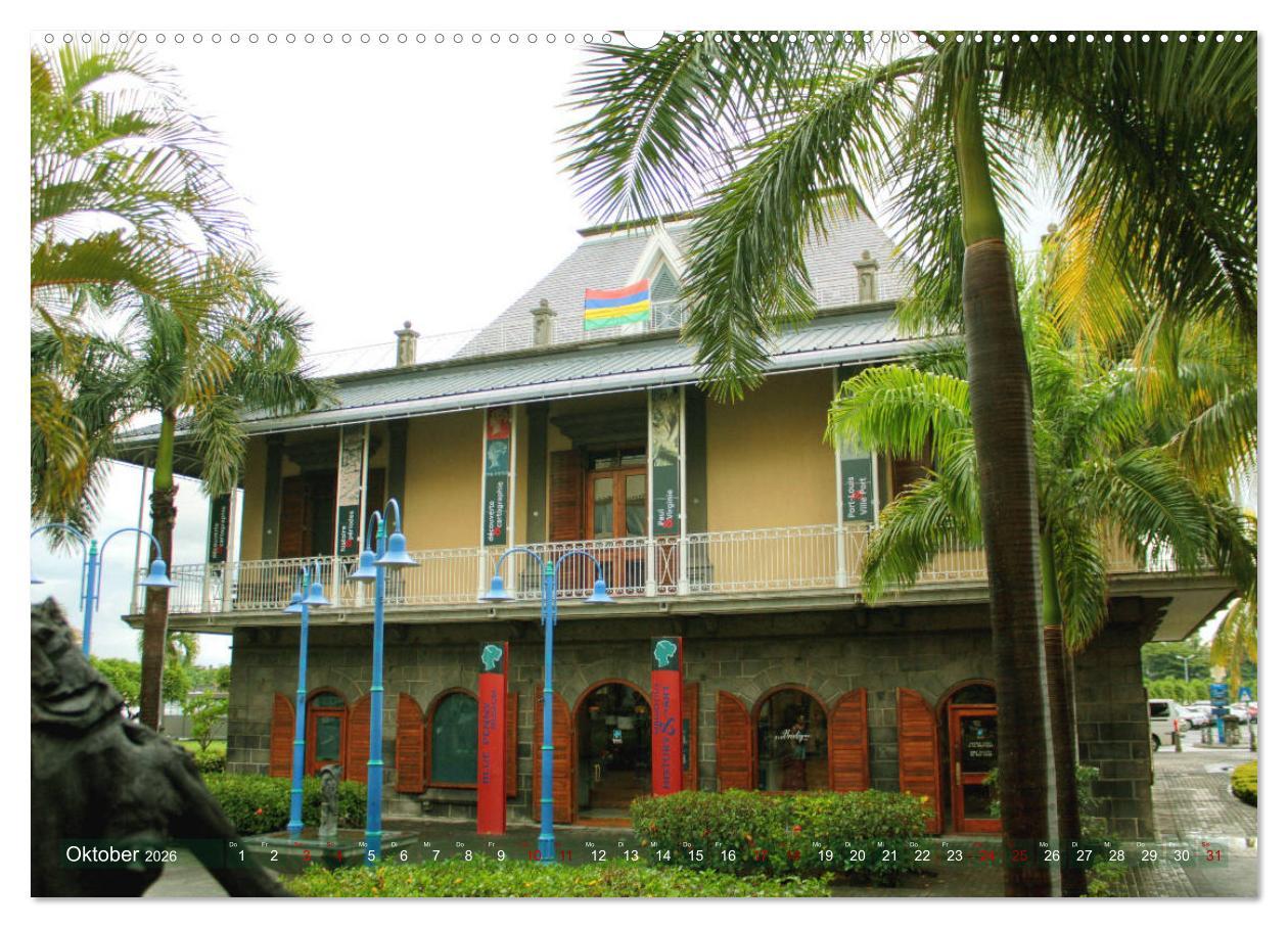 Beispielinhalt (Bild) Mauritius - Die Perle im Indischen Ozean (Wandkalender 2026 DIN A2 quer), CALVENDO Monatskalender