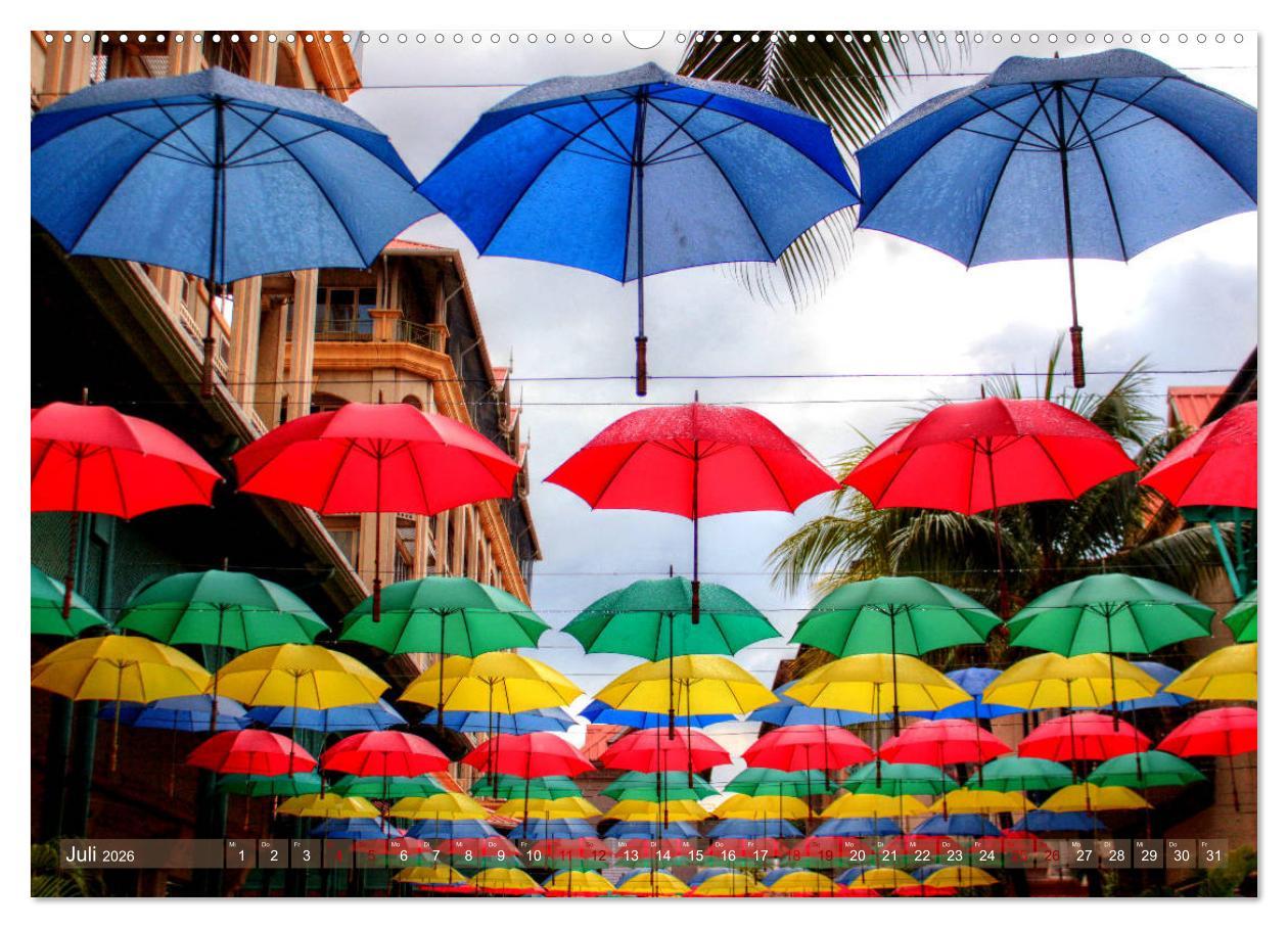 Beispielinhalt (Bild) Mauritius - Die Perle im Indischen Ozean (Wandkalender 2026 DIN A2 quer), CALVENDO Monatskalender