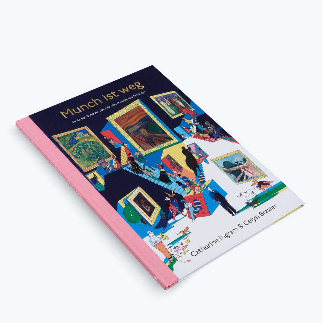 Beispielinhalt (Bild) Munch ist weg. Finde den Künstler, seine Familie, Freunde und Anhänger