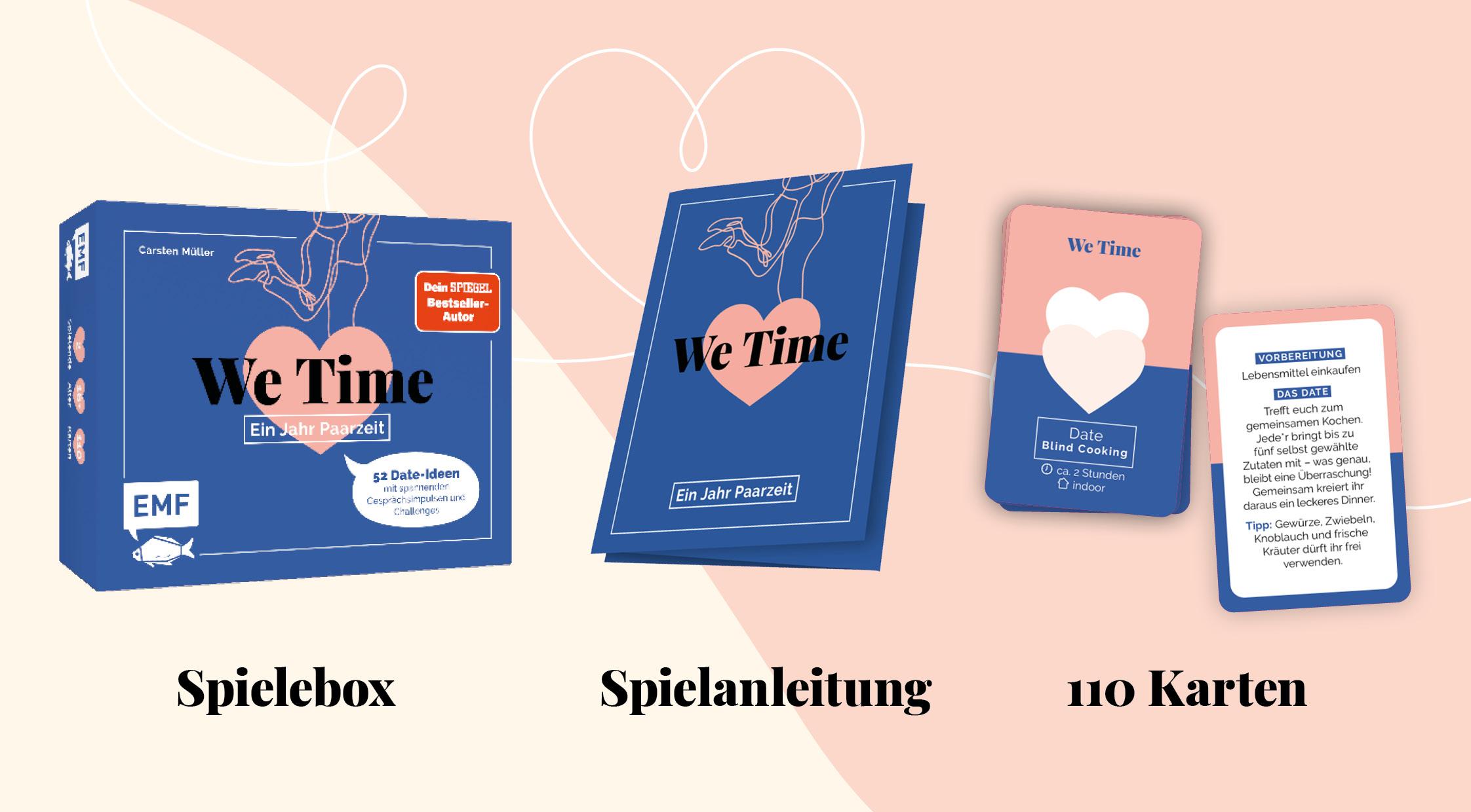 Beispielinhalt (Bild) Kartenspiel: We Time - Ein Jahr Paarzeit