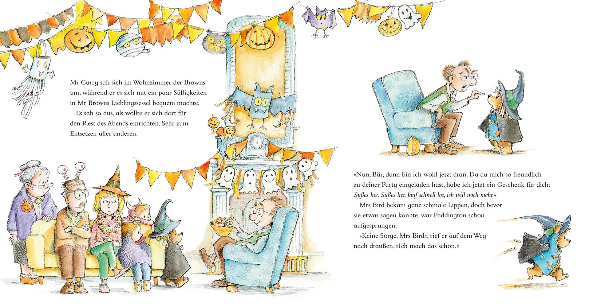 Beispielinhalt (Bild) Paddington feiert Halloween