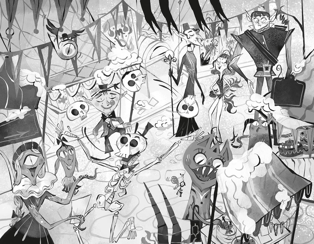 Beispielinhalt (Bild) Kevin, der kleine Vampir (2)