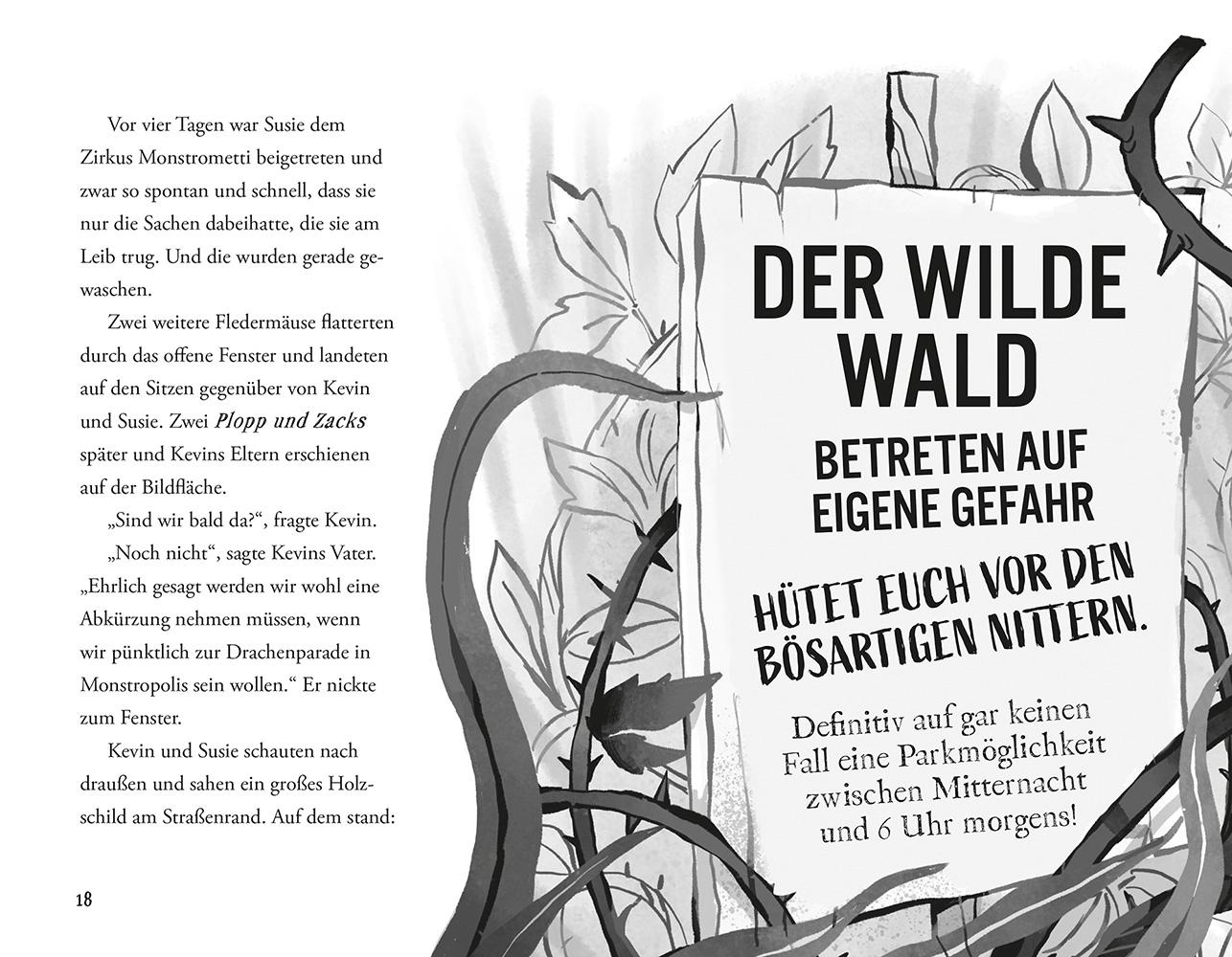 Beispielinhalt (Bild) Kevin, der kleine Vampir (2)