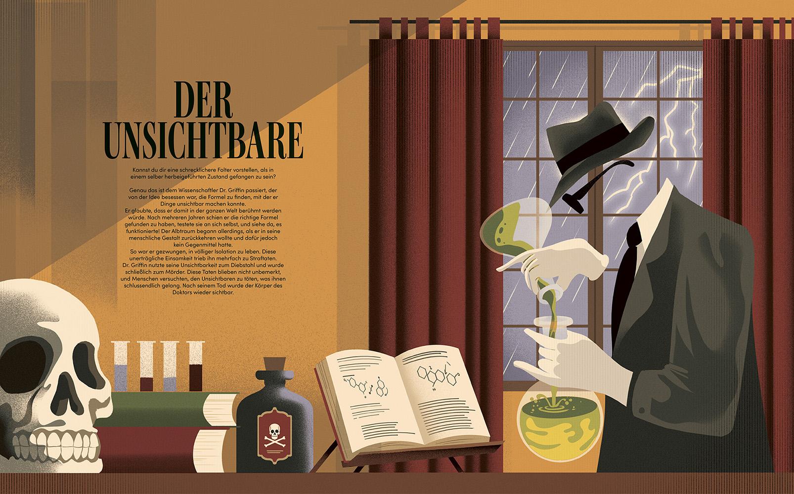 Beispielinhalt (Bild) Das große Buch des Schreckens