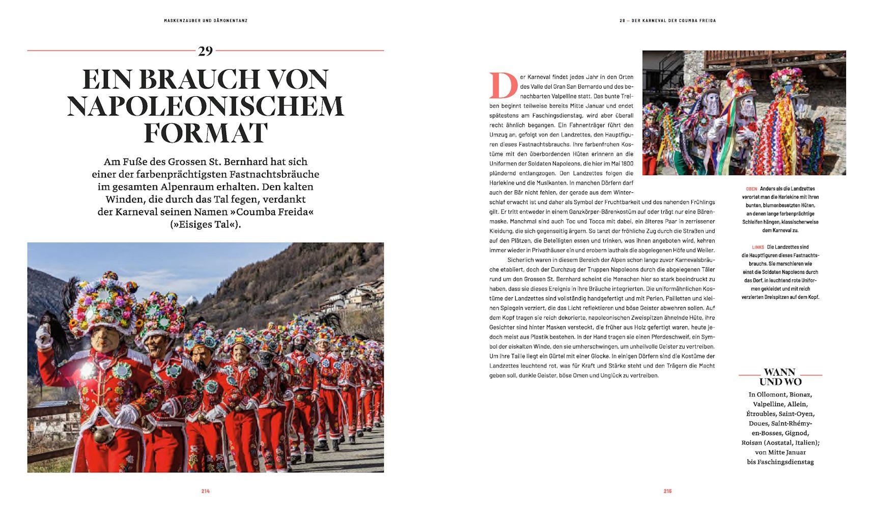 Beispielinhalt (Bild) Maskenzauber und Dämonentanz