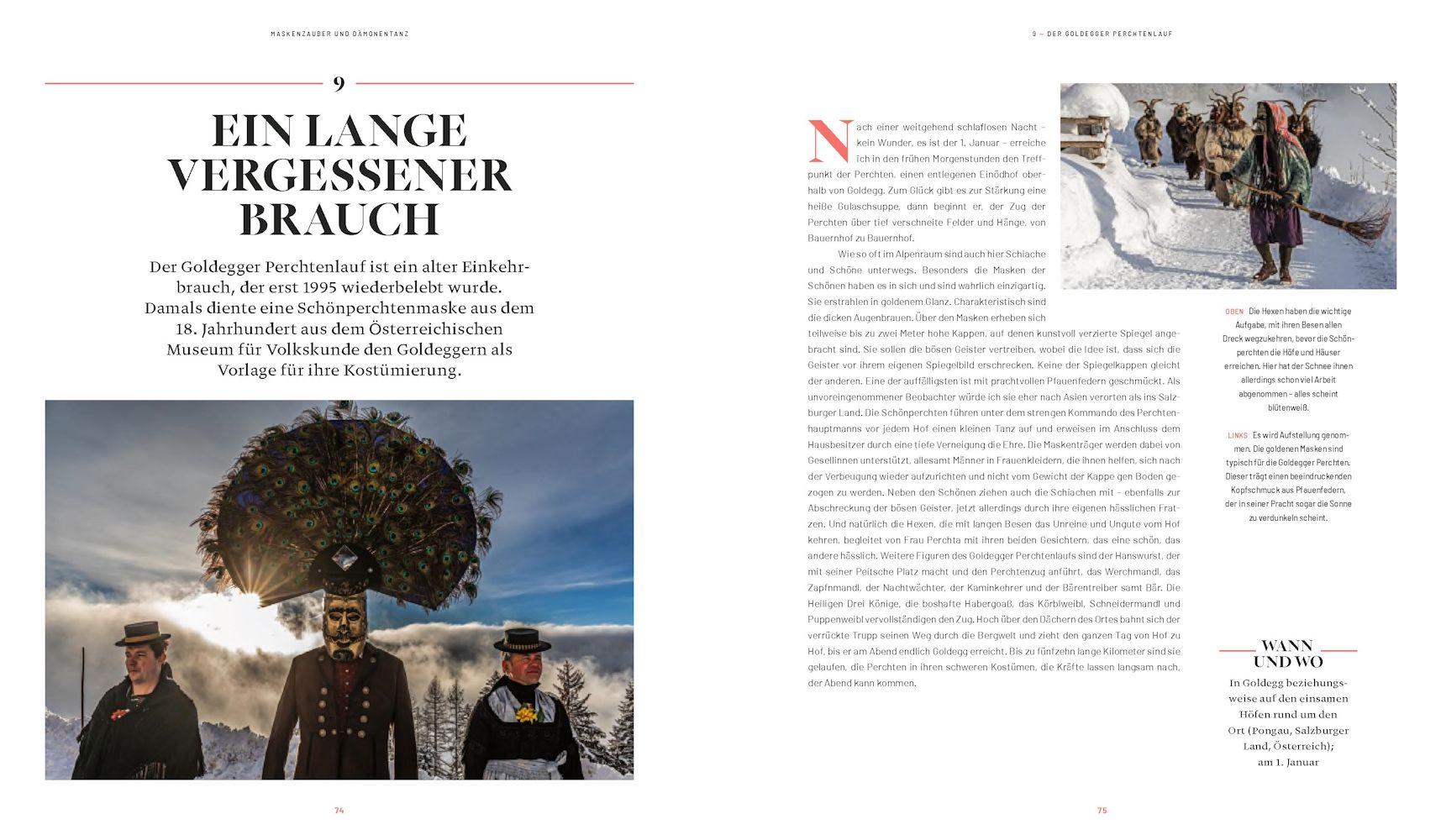 Beispielinhalt (Bild) Maskenzauber und Dämonentanz