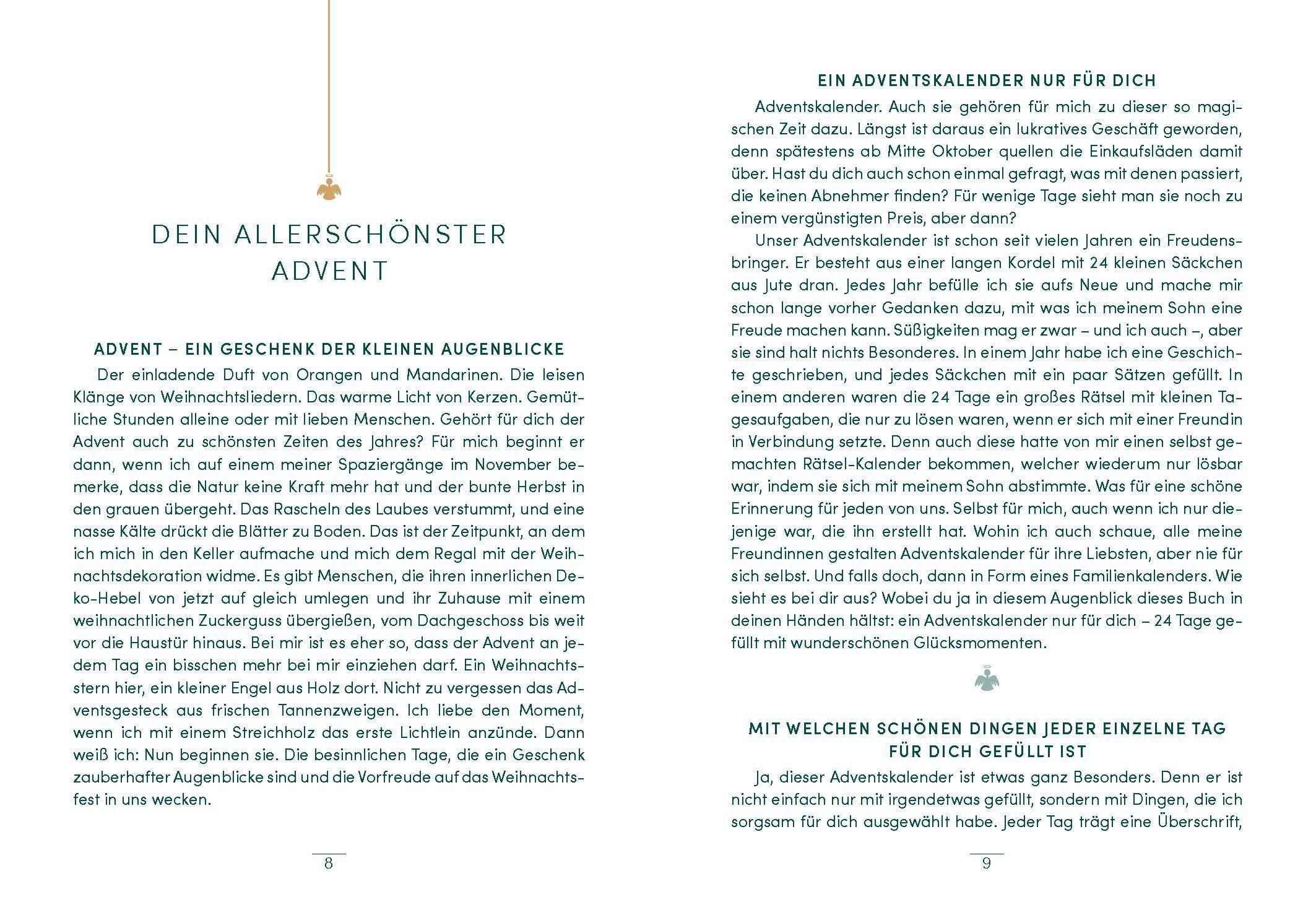 Beispielinhalt (Bild) Dein Advent - 24 Glücksmomente nur für dich