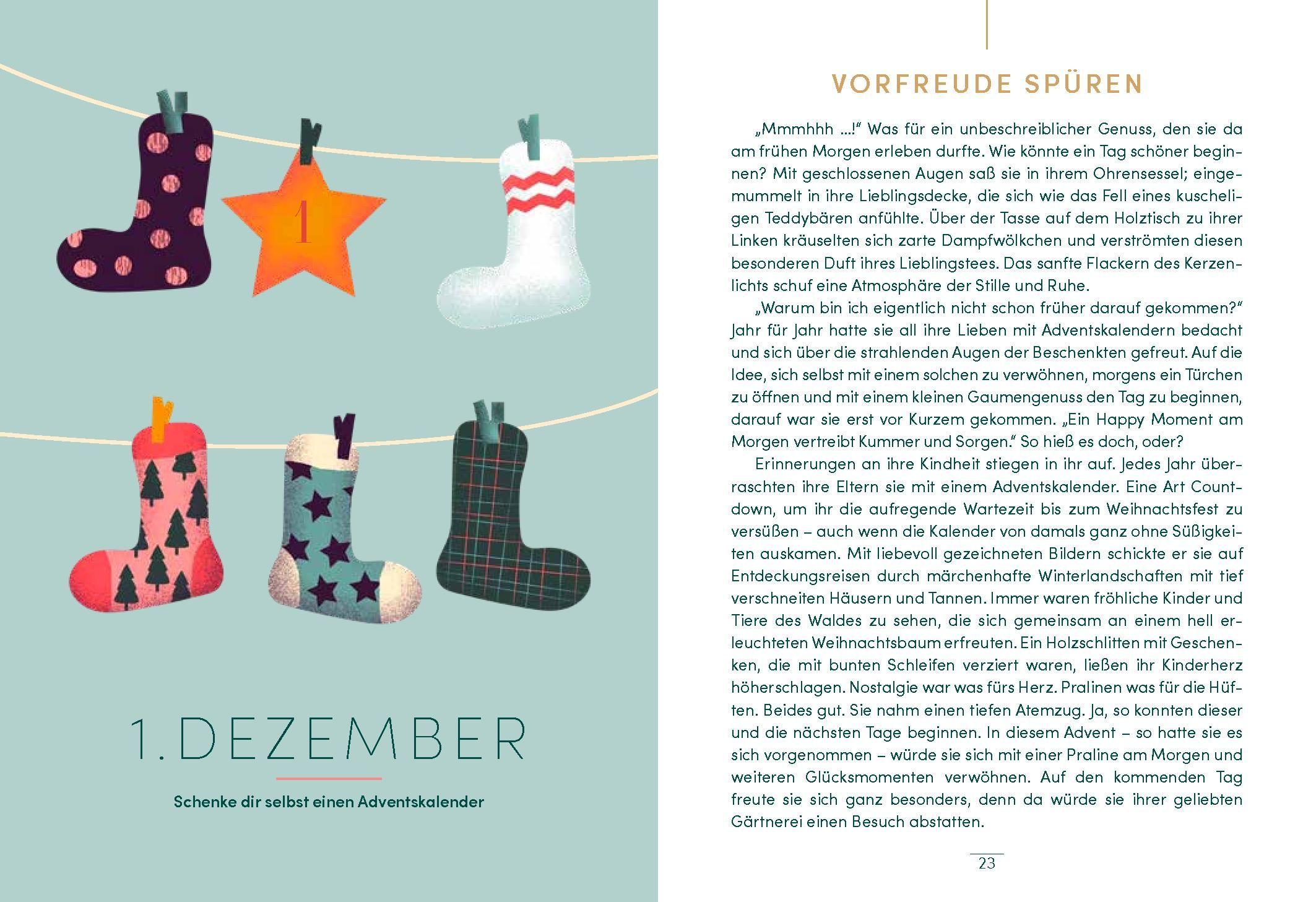 Beispielinhalt (Bild) Dein Advent - 24 Glücksmomente nur für dich