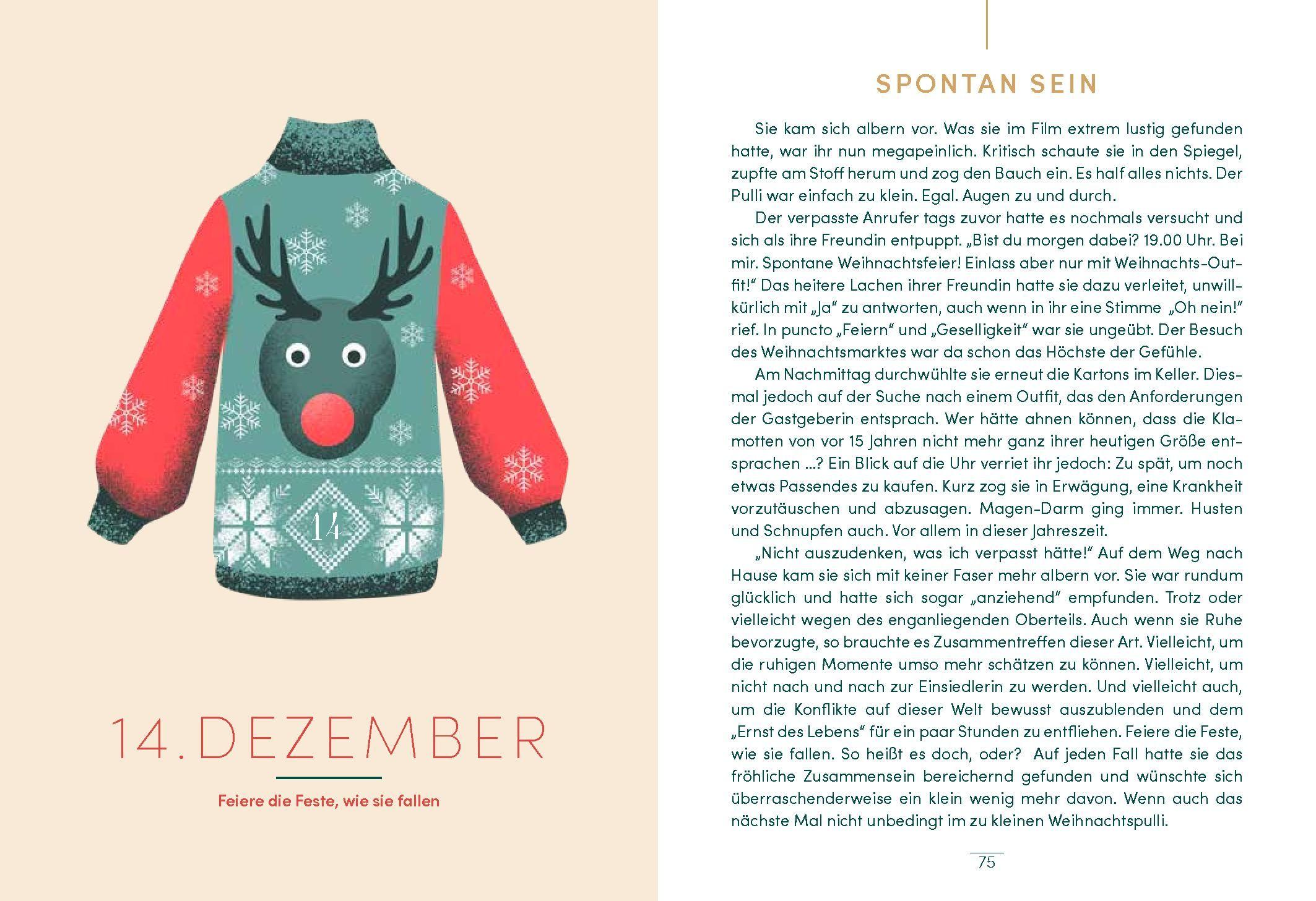 Beispielinhalt (Bild) Dein Advent - 24 Glücksmomente nur für dich