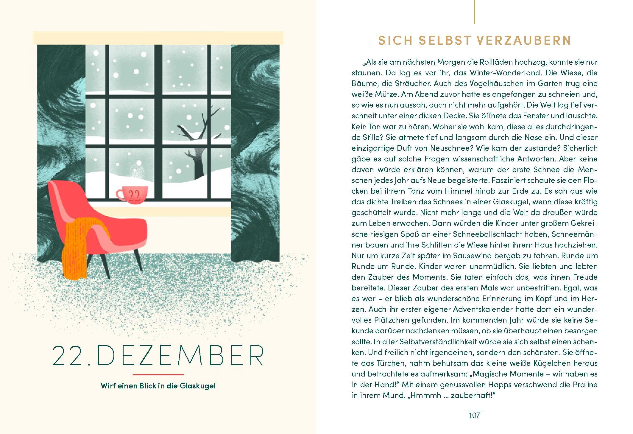 Beispielinhalt (Bild) Dein Advent - 24 Glücksmomente nur für dich