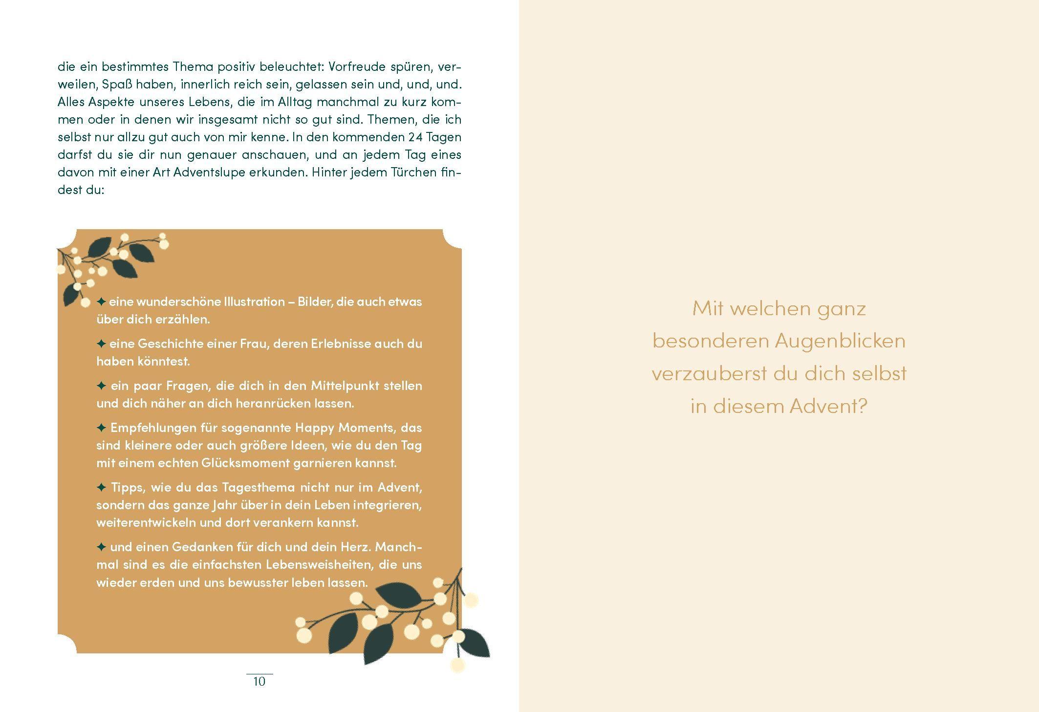 Beispielinhalt (Bild) Dein Advent - 24 Glücksmomente nur für dich