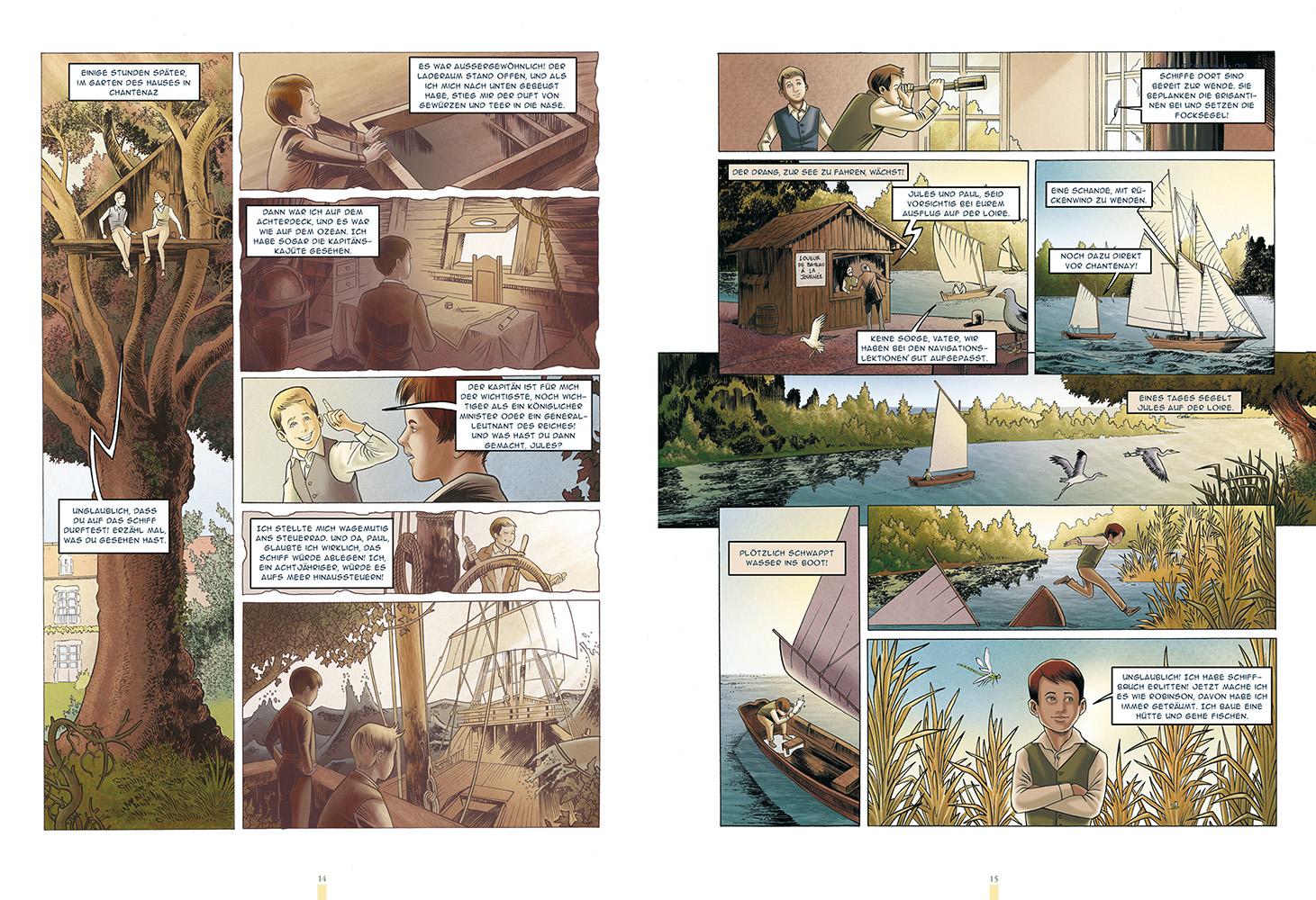 Beispielinhalt (Bild) Jules Verne