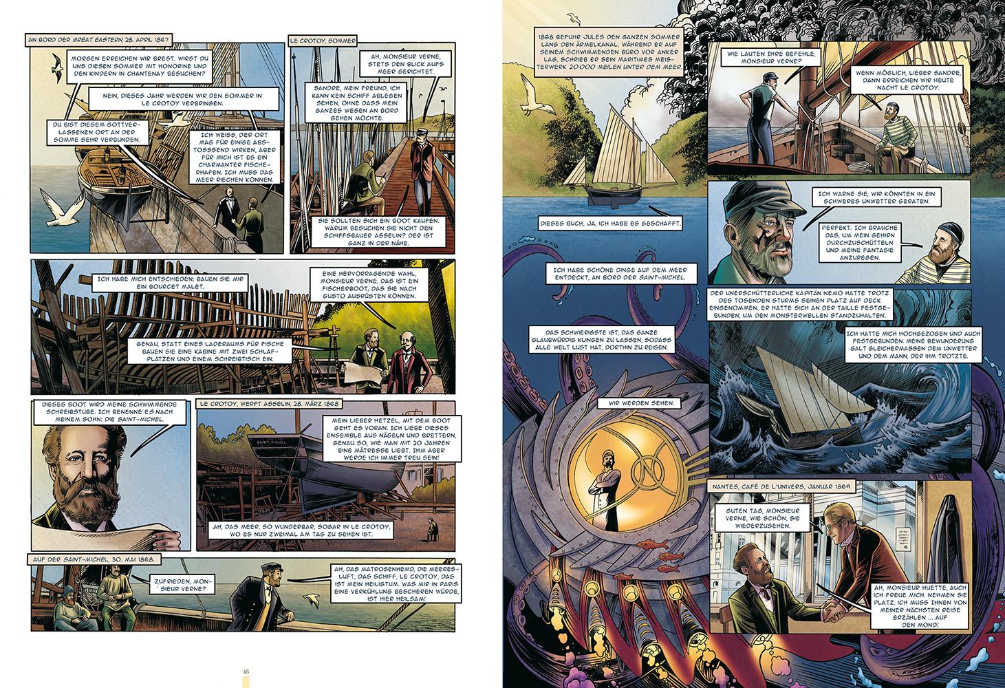 Beispielinhalt (Bild) Jules Verne