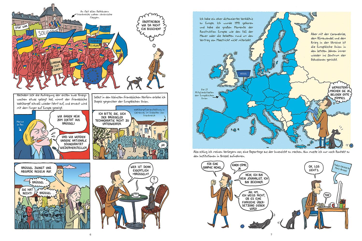 Beispielinhalt (Bild) Europa, die EU und ich