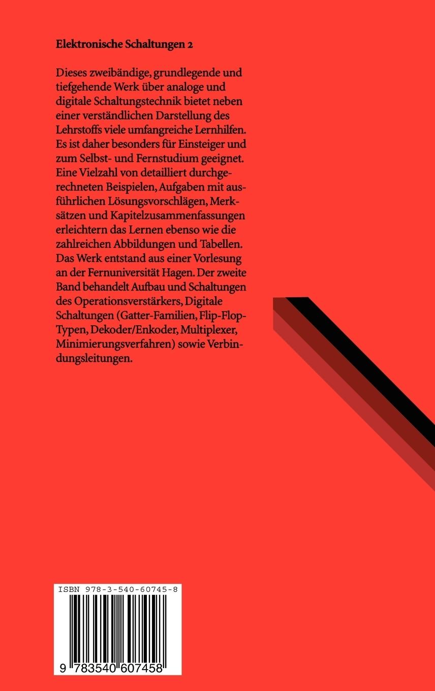 Rückseitencover Elektronische Schaltungen 2