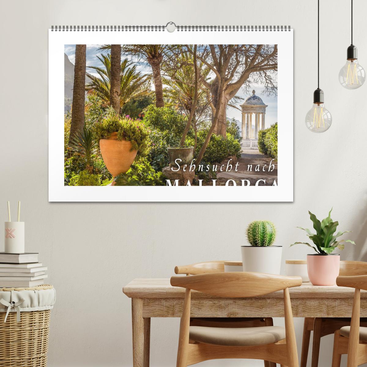 Beispielinhalt (Bild) Sehnsucht nach Mallorca (Wandkalender 2026 DIN A2 quer), CALVENDO Monatskalender