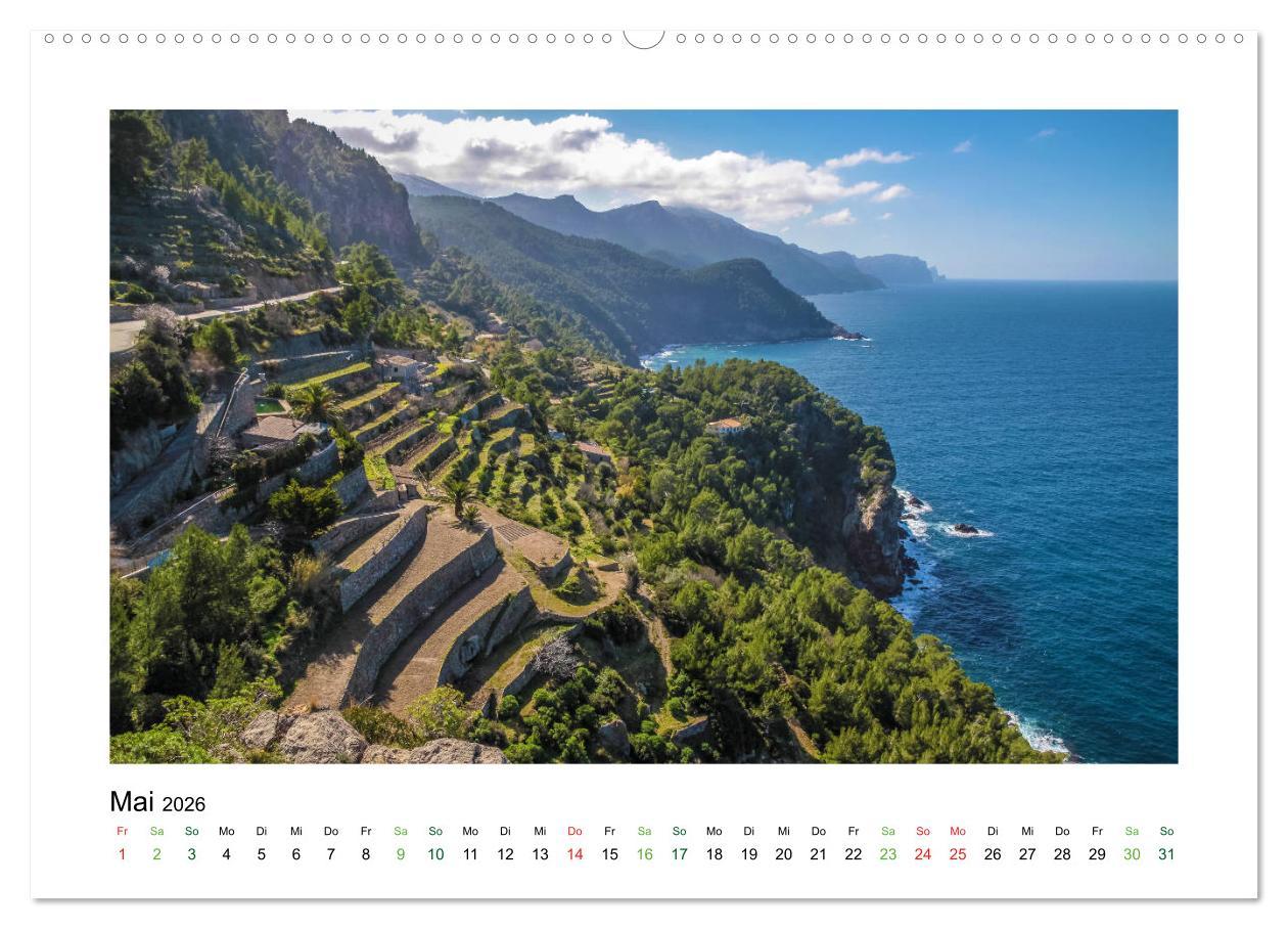 Beispielinhalt (Bild) Sehnsucht nach Mallorca (Wandkalender 2026 DIN A2 quer), CALVENDO Monatskalender