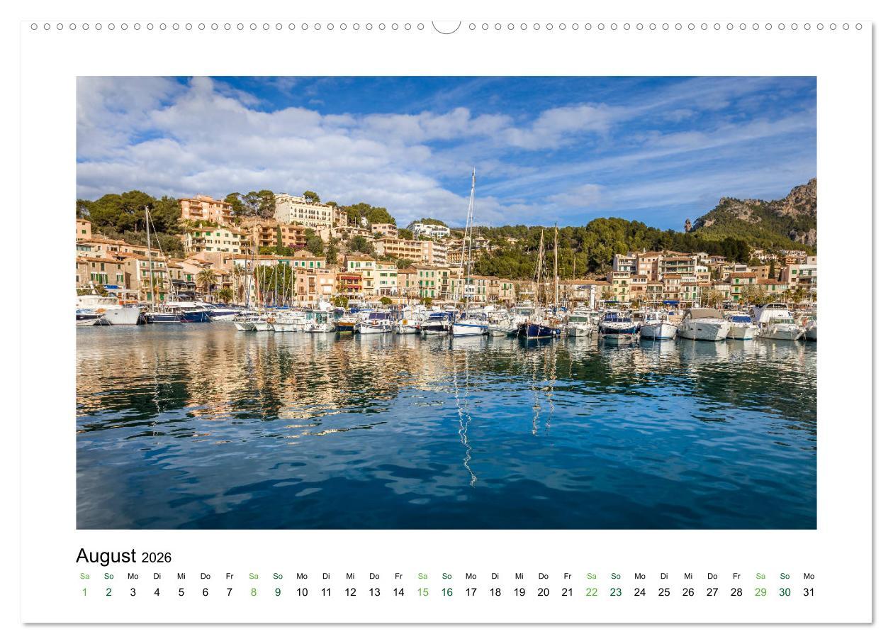 Beispielinhalt (Bild) Sehnsucht nach Mallorca (Wandkalender 2026 DIN A2 quer), CALVENDO Monatskalender