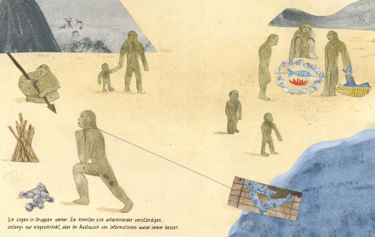 Beispielinhalt (Bild) Was wir über Leben auf der Erde wissen. Urknall, Weltall und wir alle.