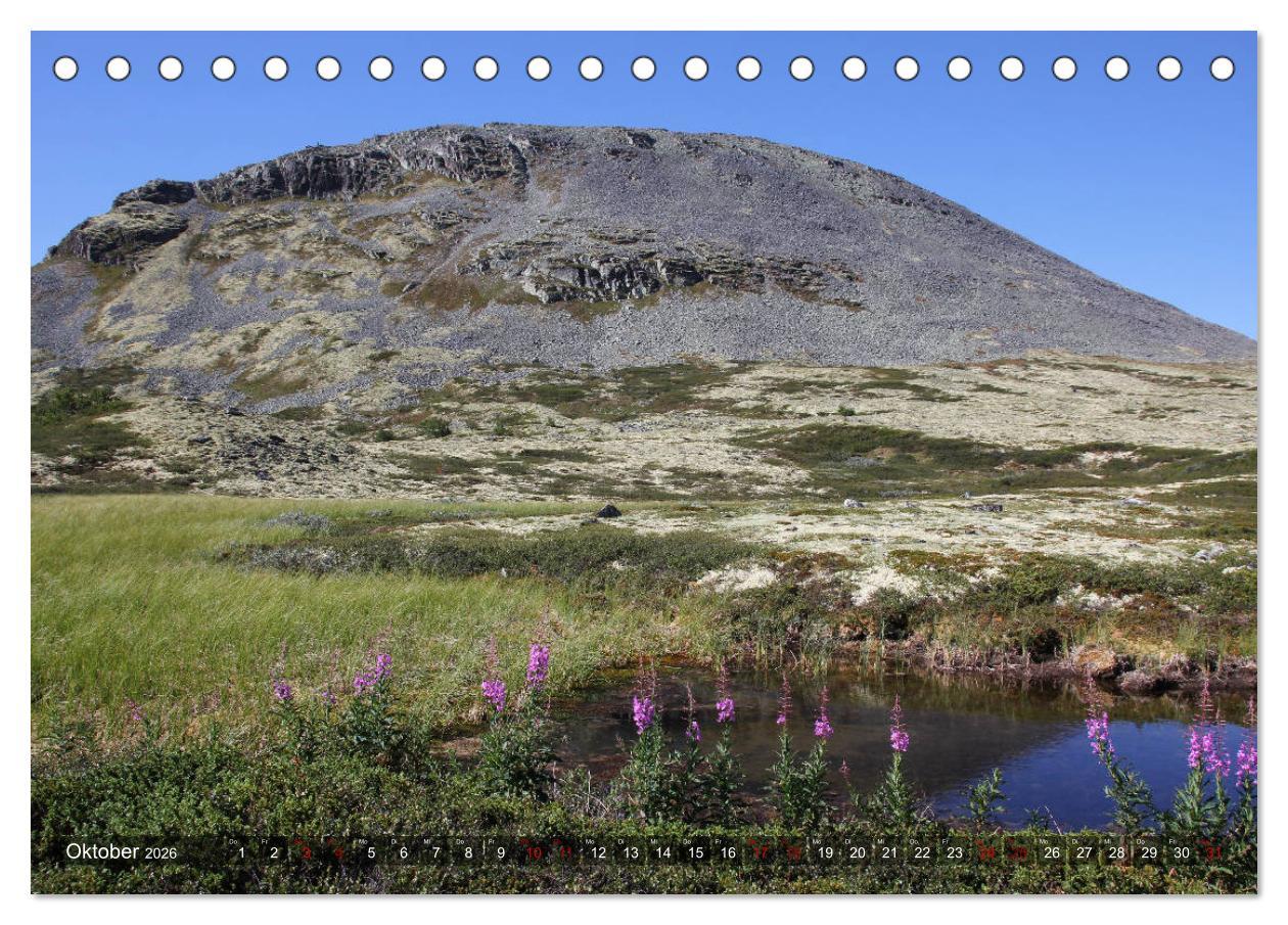 Beispielinhalt (Bild) Norwegen 2026 - Im Land der Fjorde, Fjelle und Trolle (Tischkalender 2026 DIN A5 quer), CALVENDO Monatskalender
