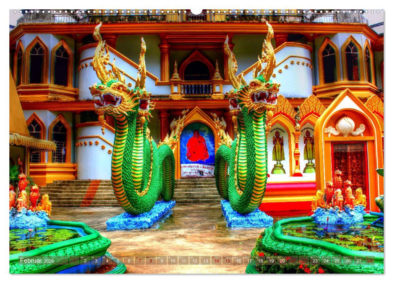 Beispielinhalt (Bild) Thailands Süden (Wandkalender 2026 DIN A2 quer), CALVENDO Monatskalender