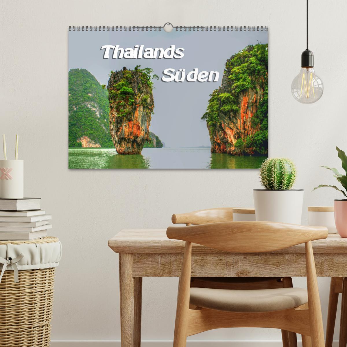 Beispielinhalt (Bild) Thailands Süden (Wandkalender 2026 DIN A3 quer), CALVENDO Monatskalender