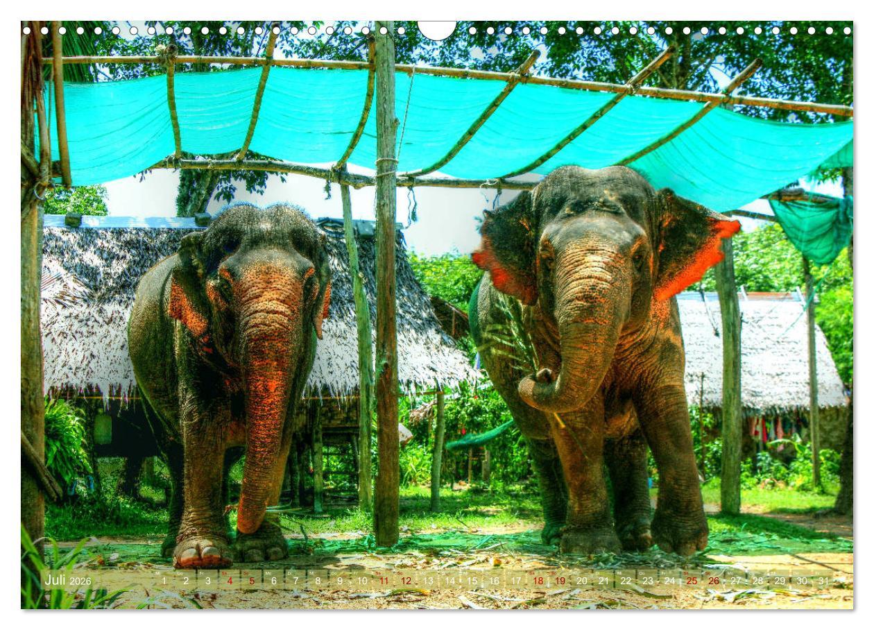 Beispielinhalt (Bild) Thailands Süden (Wandkalender 2026 DIN A3 quer), CALVENDO Monatskalender